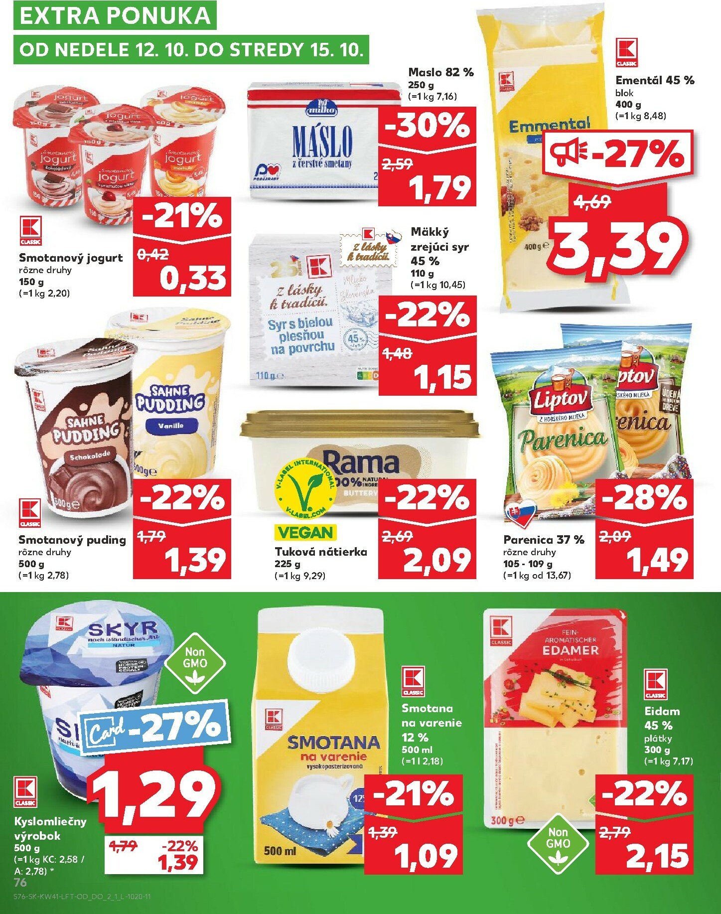 kaufland - Leták Kaufland platný od 09.10. do 15.10. - page: 76 kaufland - Leták Kaufland platný od 09.10. do 15.10. - page: 76
