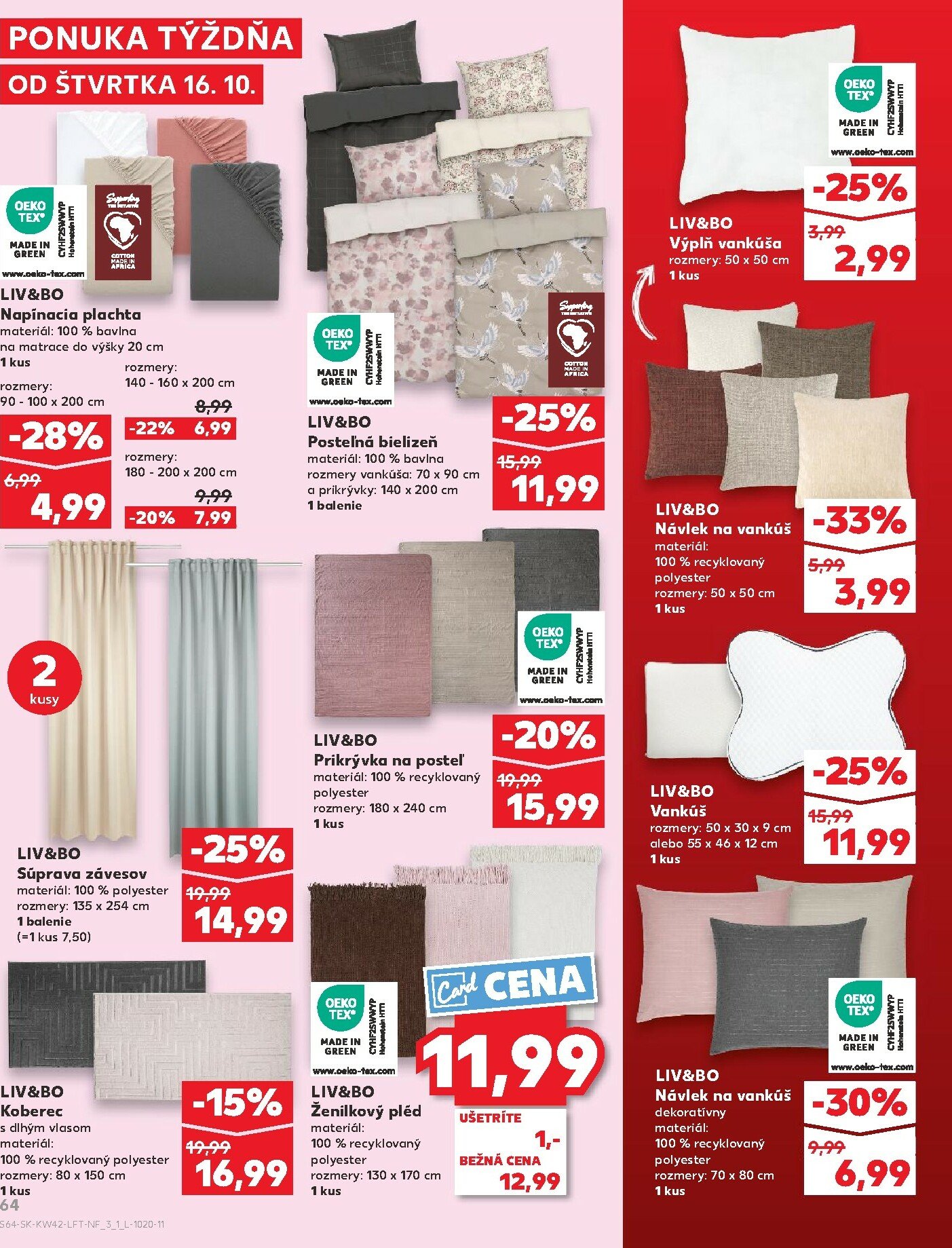 kaufland - Leták Kaufland platný od 16.10. do 22.10. - page: 64
