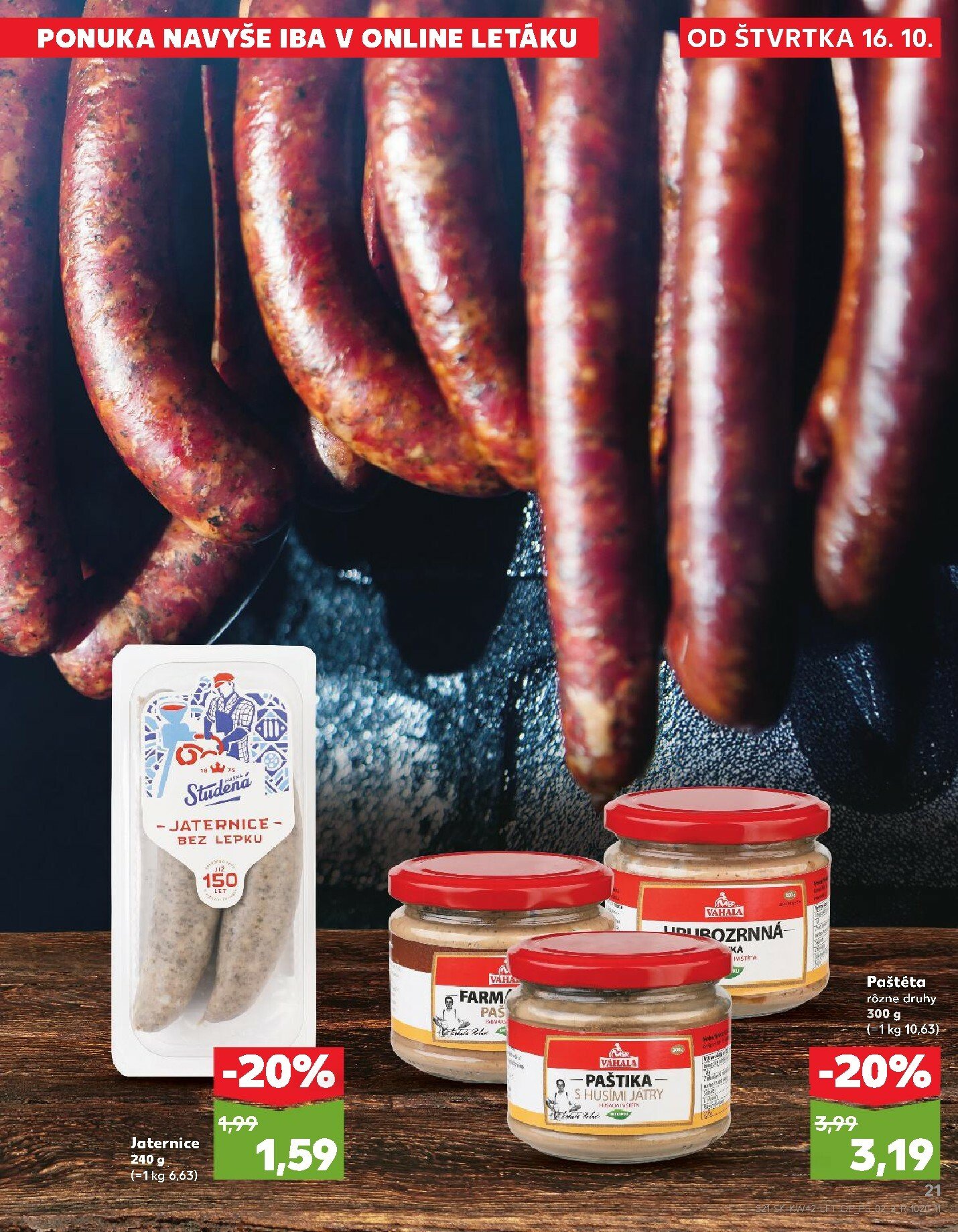 kaufland - Leták Kaufland platný od 16.10. do 22.10. - page: 21