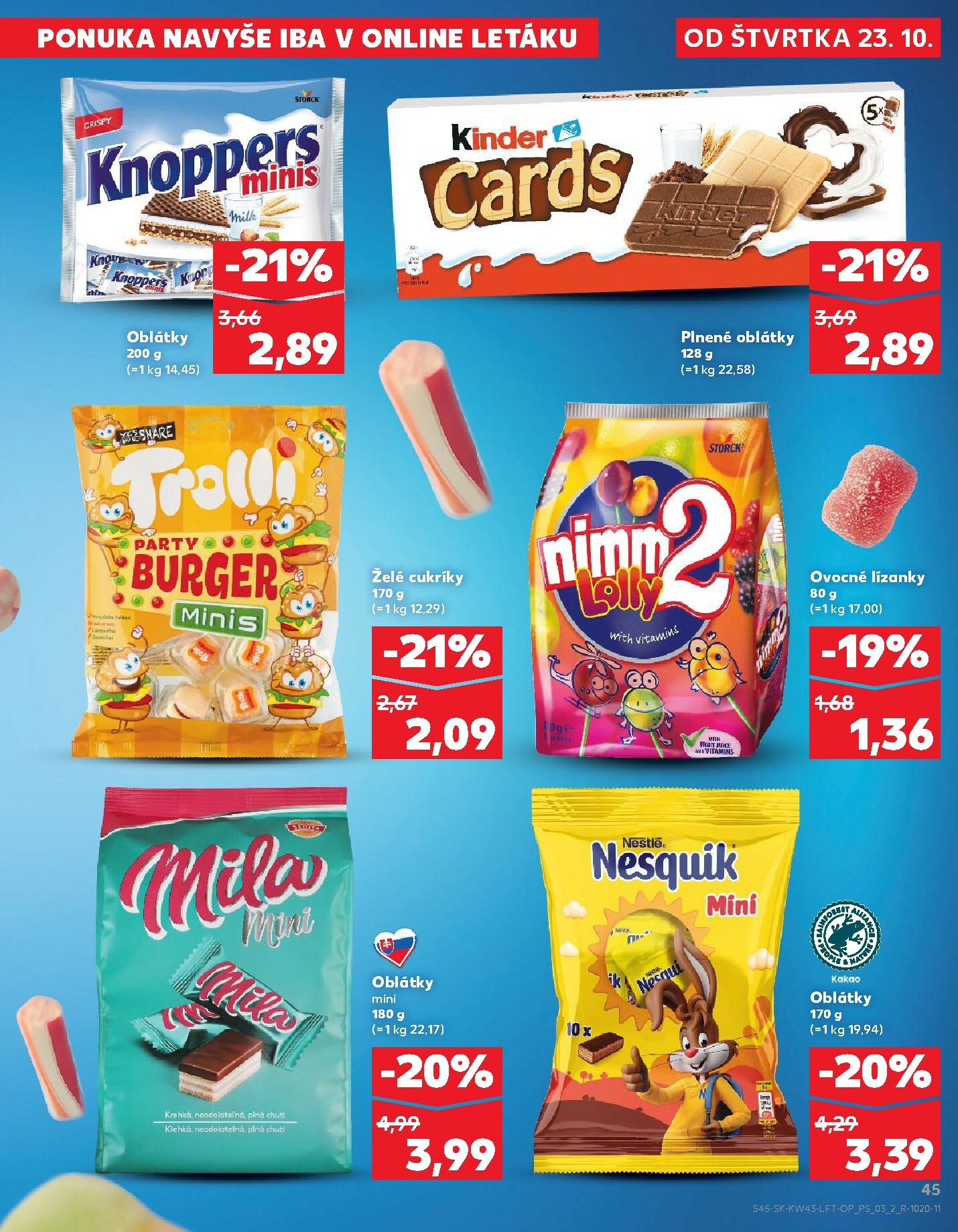kaufland - Leták Kaufland platný od 23.10. do 29.10. - page: 45 kaufland - Leták Kaufland platný od 23.10. do 29.10. - page: 45