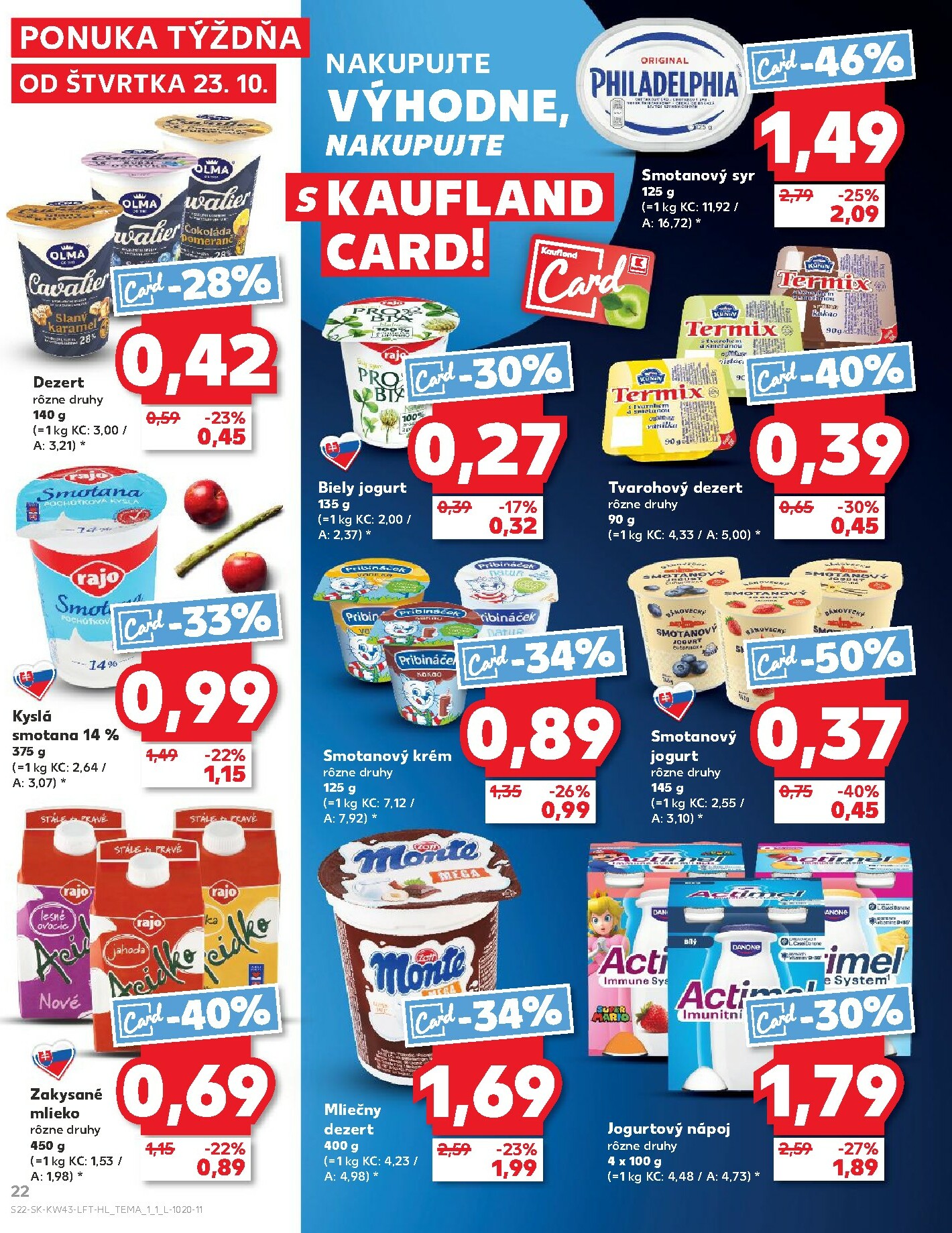 kaufland - Leták Kaufland platný od 23.10. do 29.10. - page: 22 kaufland - Leták Kaufland platný od 23.10. do 29.10. - page: 22