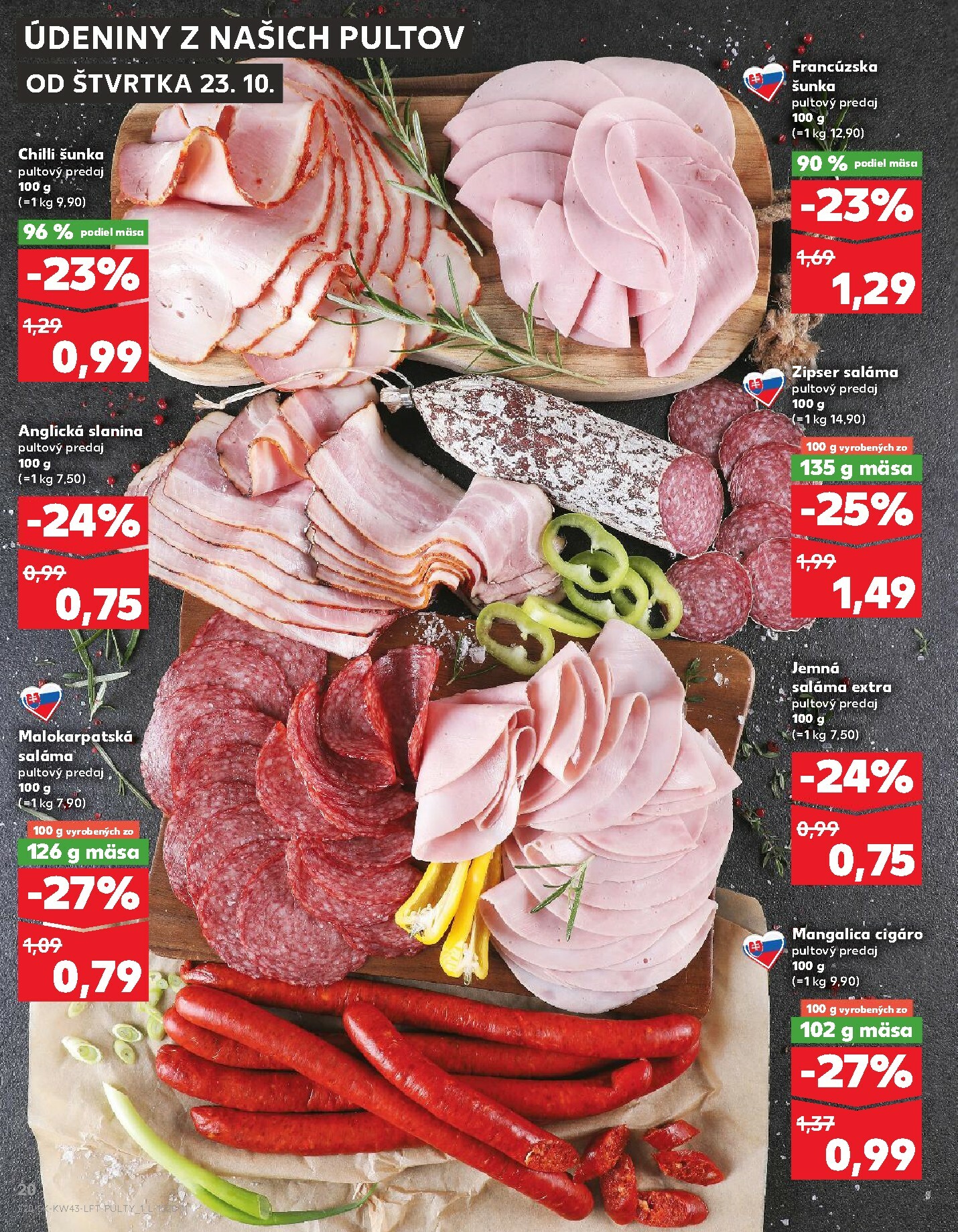 kaufland - Leták Kaufland platný od 23.10. do 29.10. - page: 20 kaufland - Leták Kaufland platný od 23.10. do 29.10. - page: 20