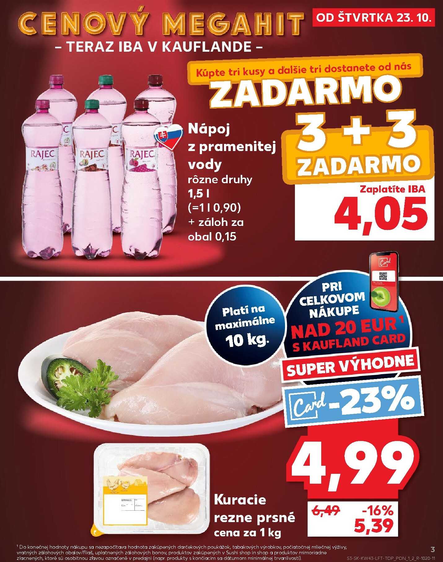 kaufland - Leták Kaufland platný od 23.10. do 29.10. - page: 3 kaufland - Leták Kaufland platný od 23.10. do 29.10. - page: 3