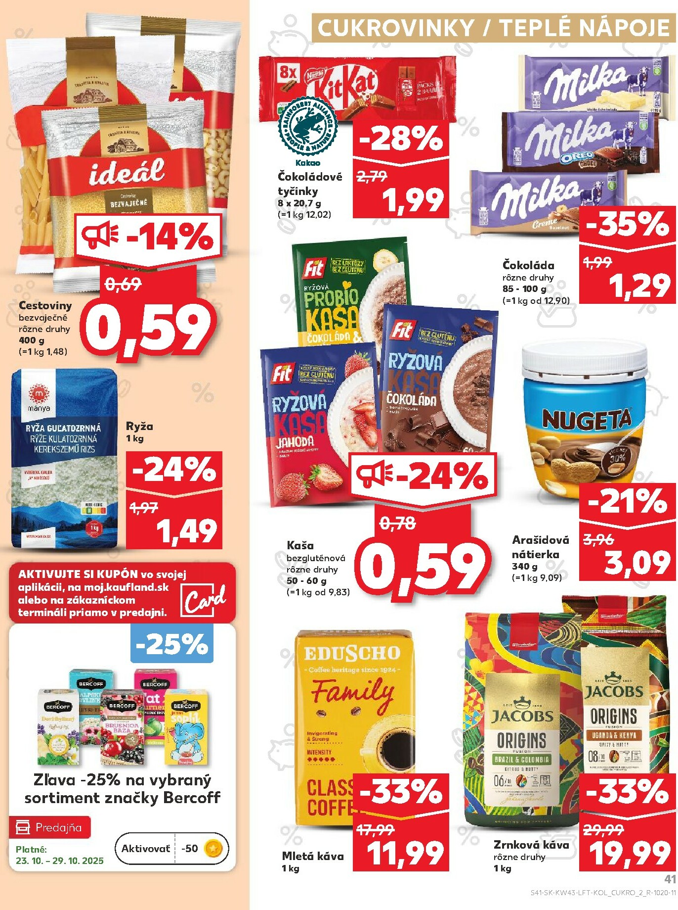 kaufland - Leták Kaufland platný od 23.10. do 29.10. - page: 41 kaufland - Leták Kaufland platný od 23.10. do 29.10. - page: 41