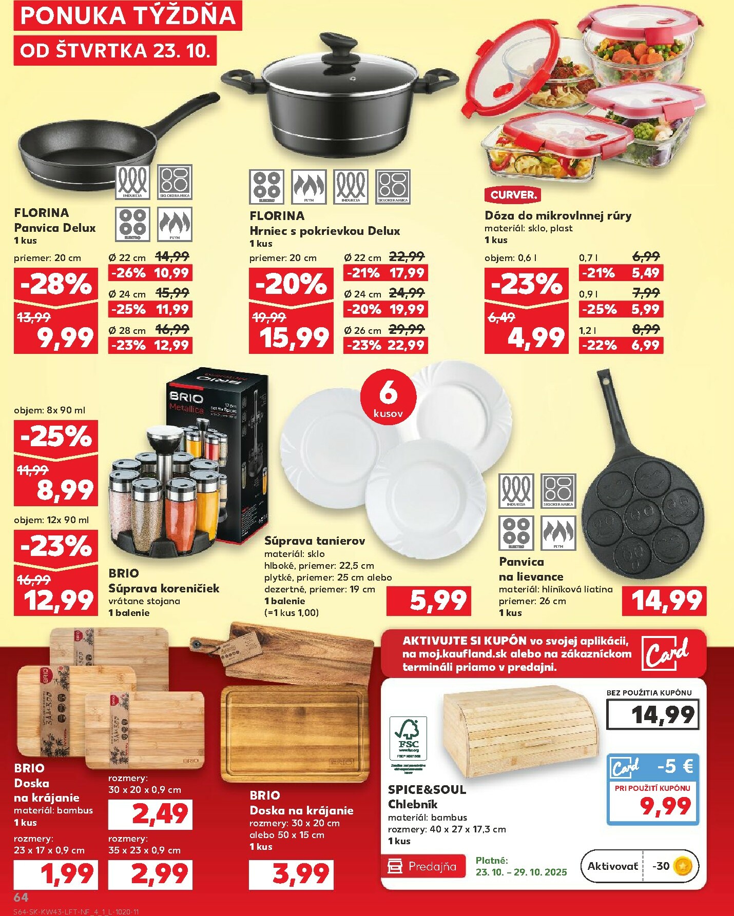 kaufland - Leták Kaufland platný od 23.10. do 29.10. - page: 64 kaufland - Leták Kaufland platný od 23.10. do 29.10. - page: 64