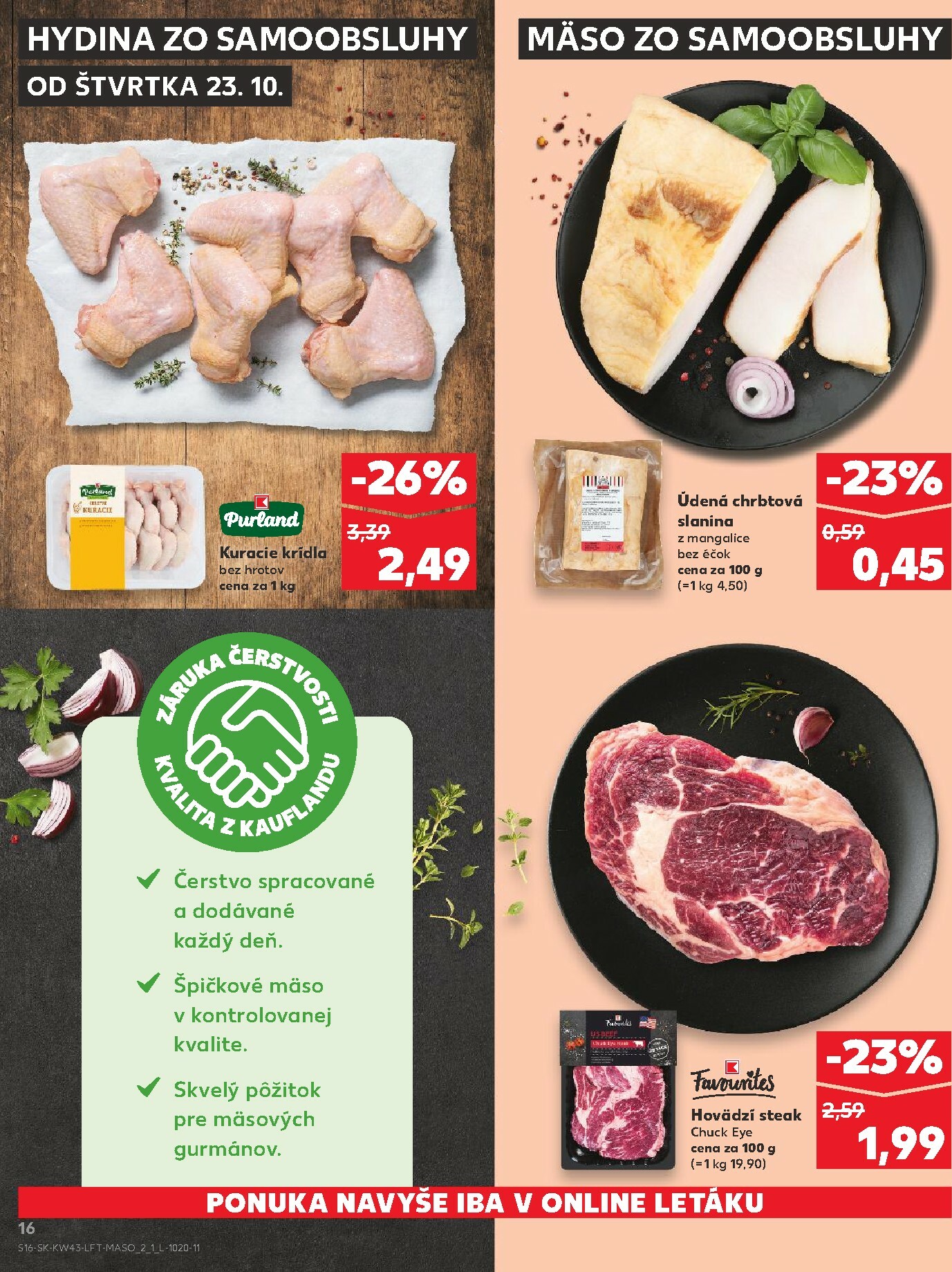 kaufland - Leták Kaufland platný od 23.10. do 29.10. - page: 16 kaufland - Leták Kaufland platný od 23.10. do 29.10. - page: 16