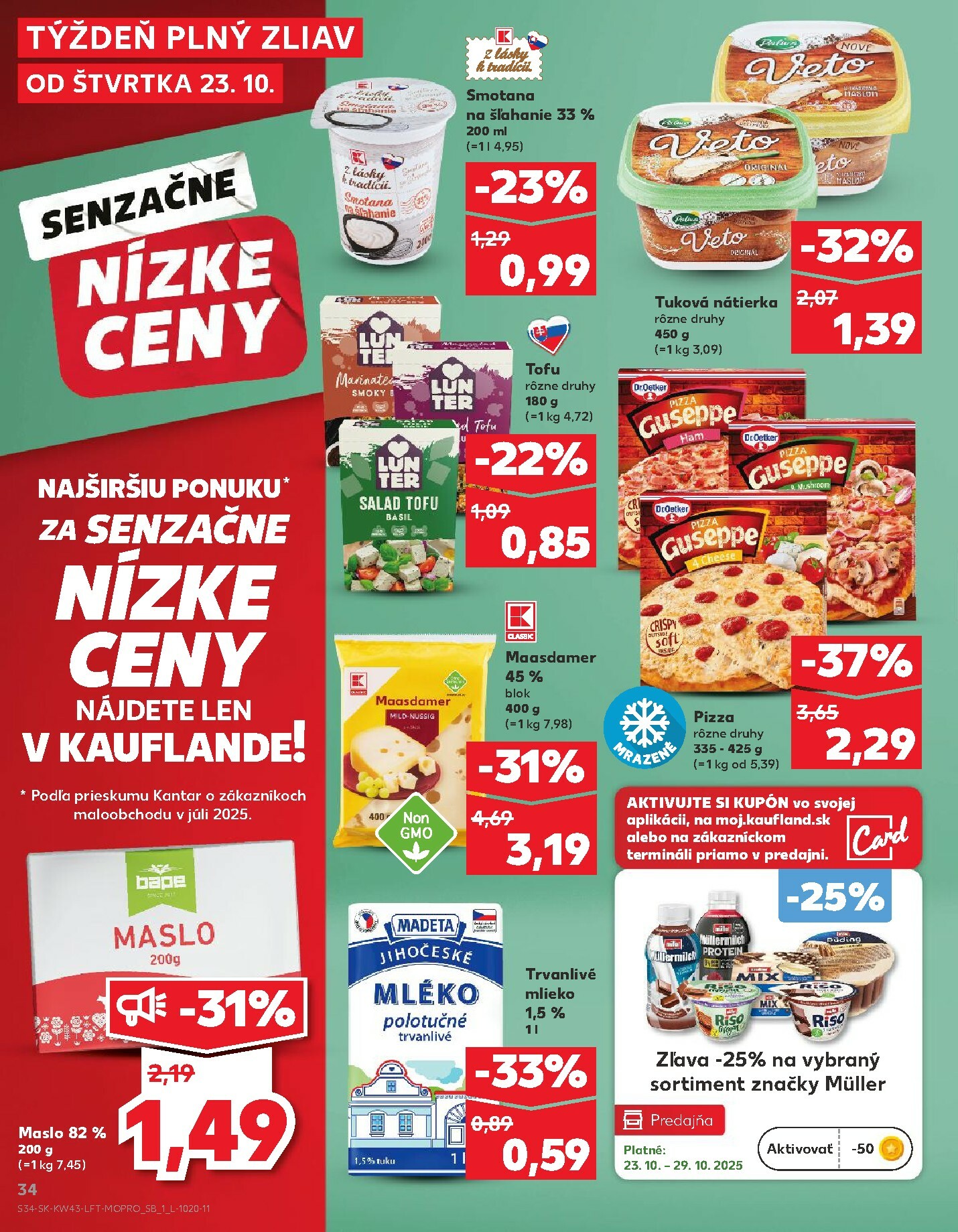 kaufland - Leták Kaufland platný od 23.10. do 29.10. - page: 34 kaufland - Leták Kaufland platný od 23.10. do 29.10. - page: 34