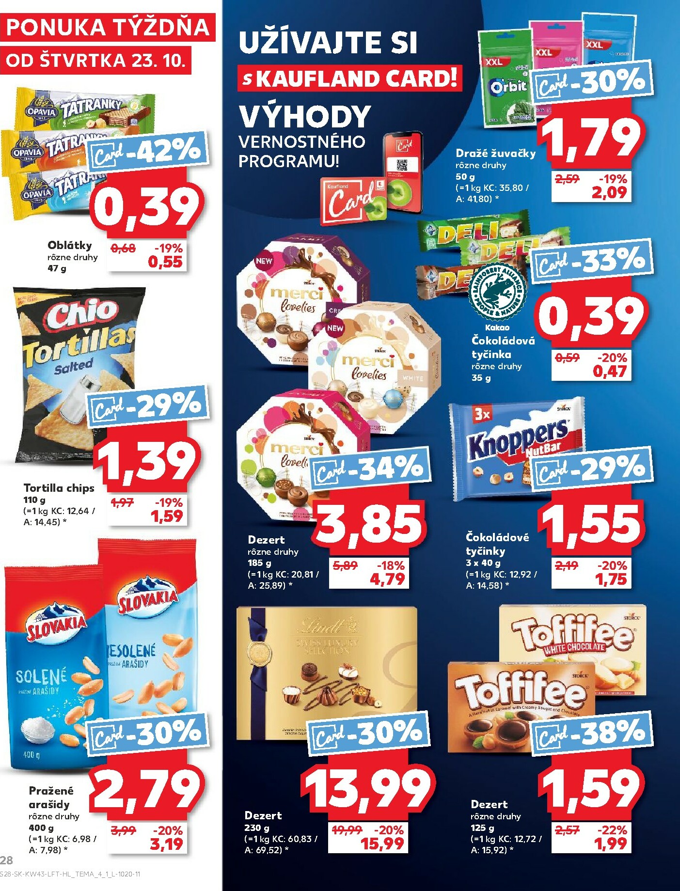 kaufland - Leták Kaufland platný od 23.10. do 29.10. - page: 28 kaufland - Leták Kaufland platný od 23.10. do 29.10. - page: 28