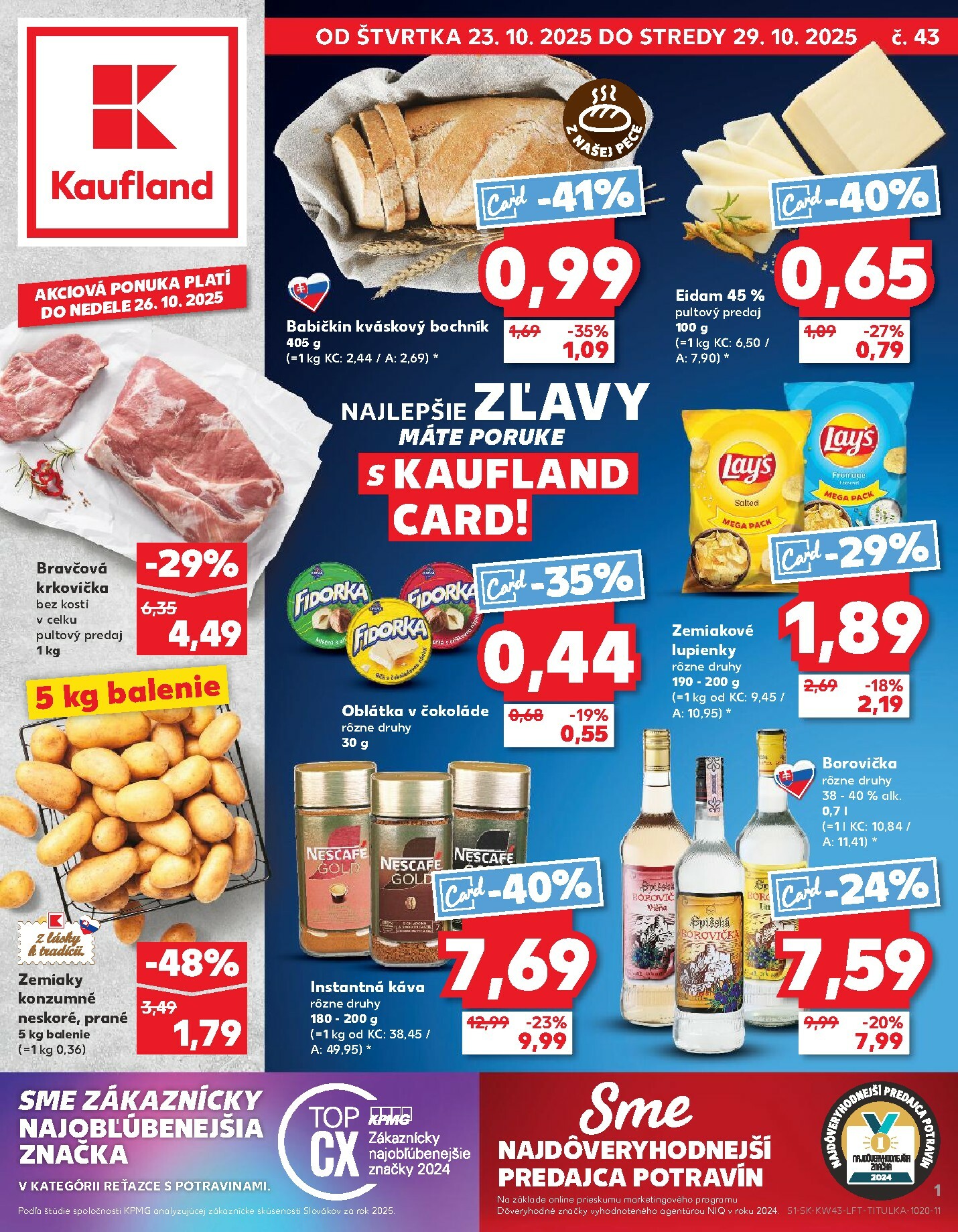 kaufland - Leták Kaufland platný od 23.10. do 29.10.