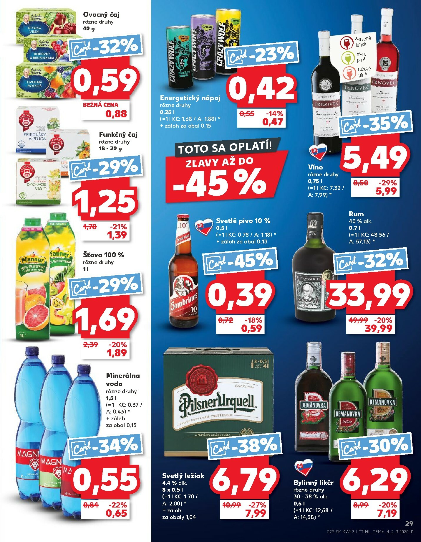 kaufland - Leták Kaufland platný od 23.10. do 29.10. - page: 29 kaufland - Leták Kaufland platný od 23.10. do 29.10. - page: 29