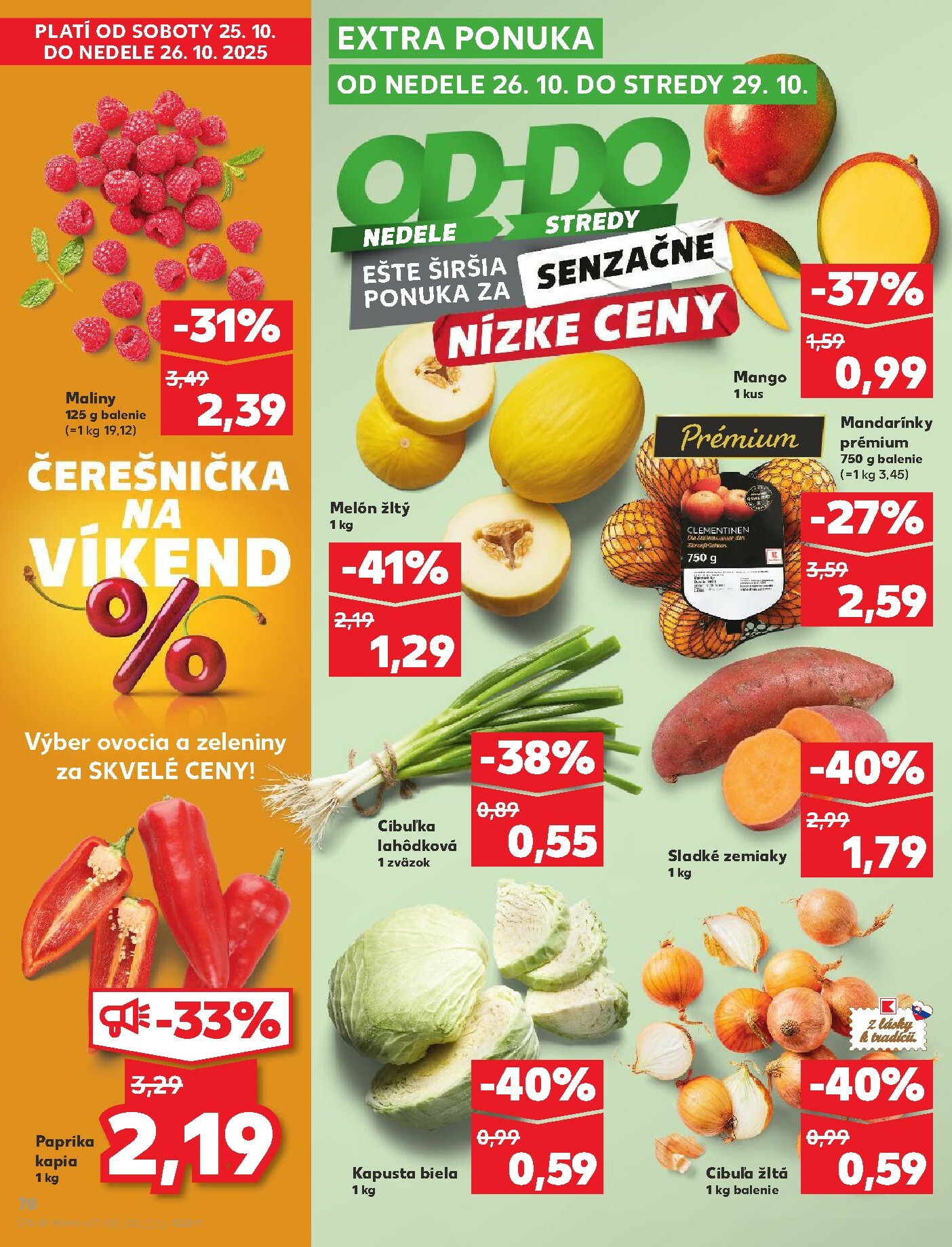 kaufland - Leták Kaufland platný od 23.10. do 29.10. - page: 70 kaufland - Leták Kaufland platný od 23.10. do 29.10. - page: 70