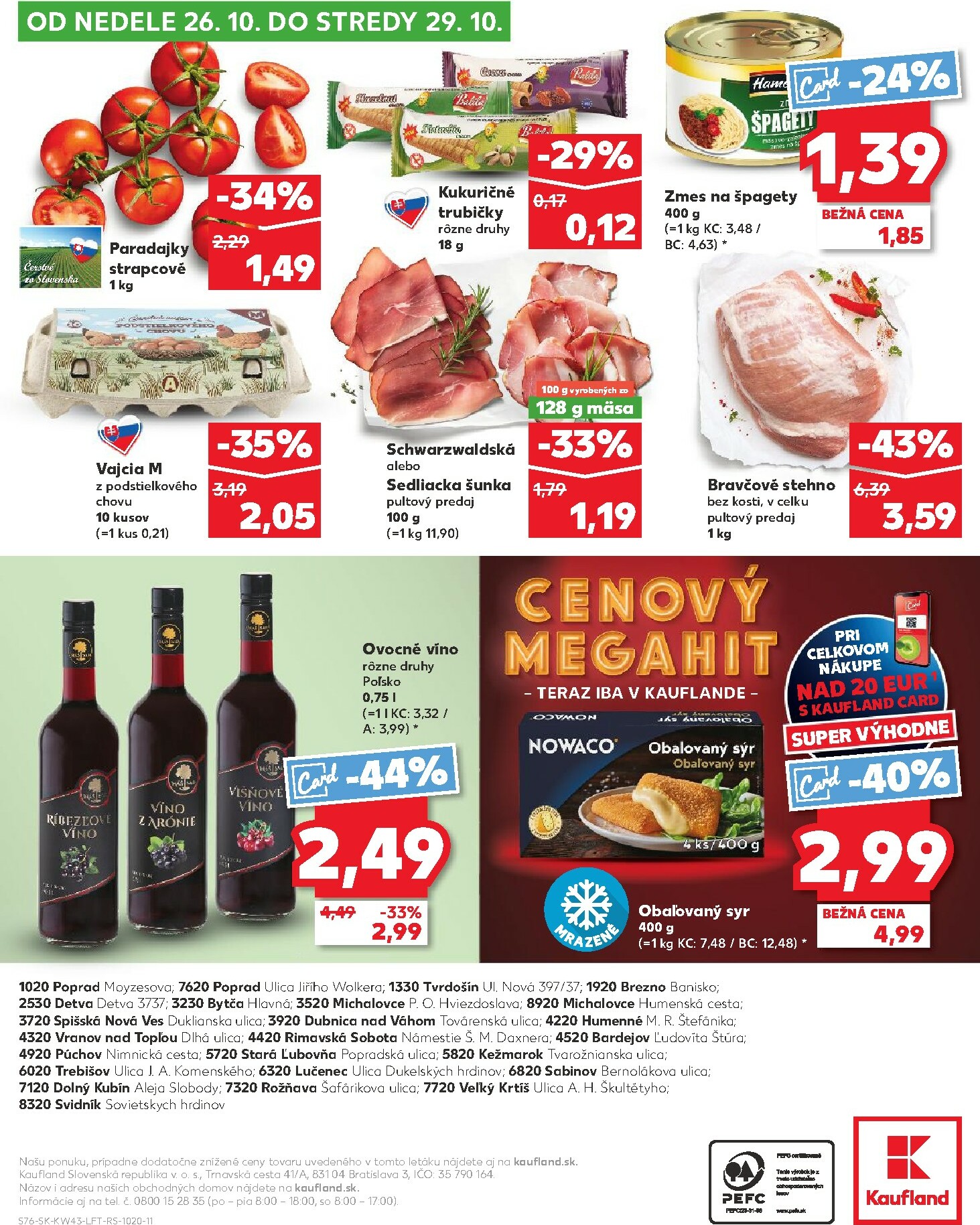 kaufland - Leták Kaufland platný od 23.10. do 29.10. - page: 76 kaufland - Leták Kaufland platný od 23.10. do 29.10. - page: 76