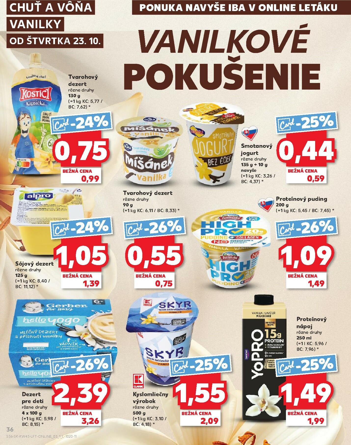 kaufland - Leták Kaufland platný od 23.10. do 29.10. - page: 36 kaufland - Leták Kaufland platný od 23.10. do 29.10. - page: 36