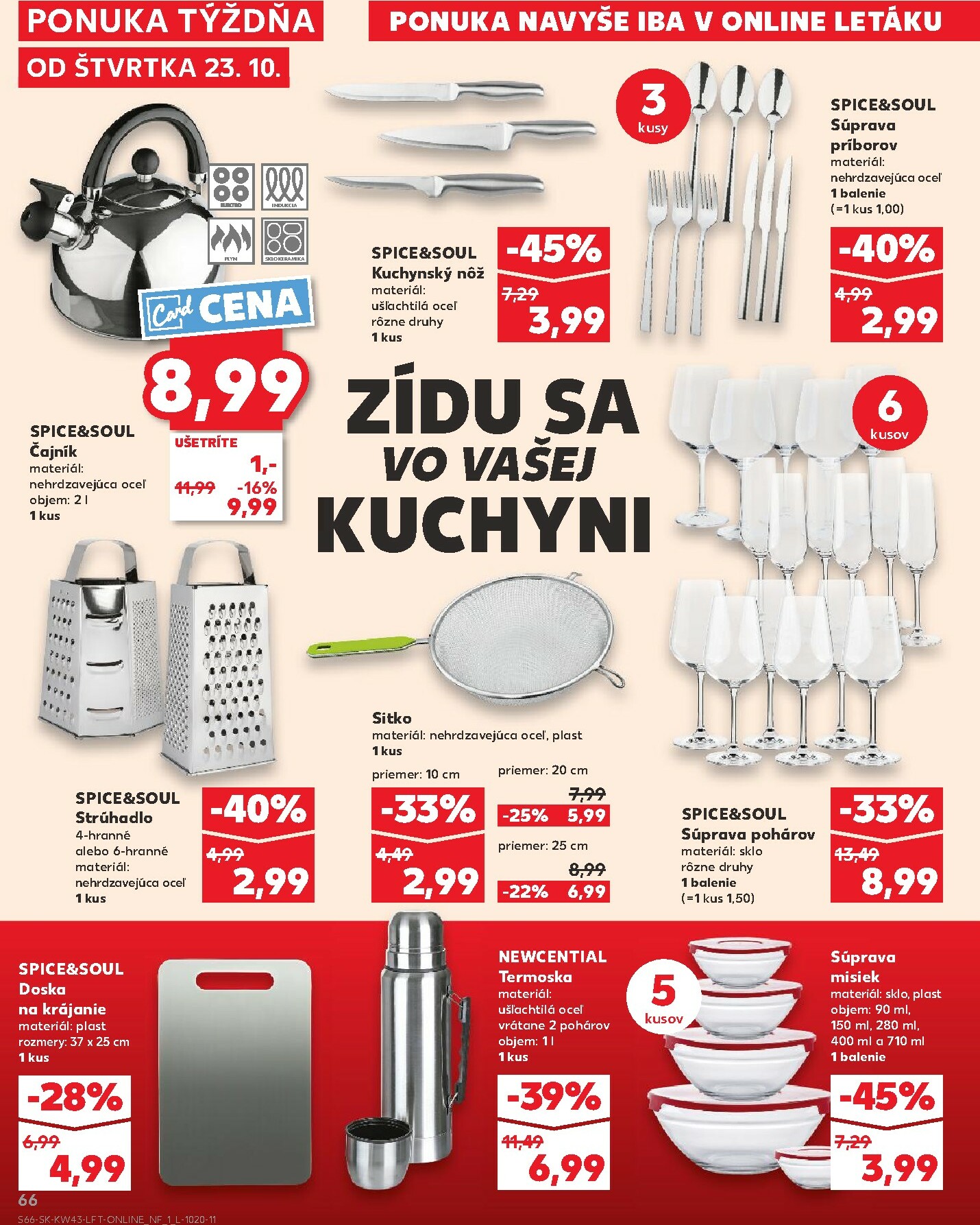 kaufland - Leták Kaufland platný od 23.10. do 29.10. - page: 66 kaufland - Leták Kaufland platný od 23.10. do 29.10. - page: 66