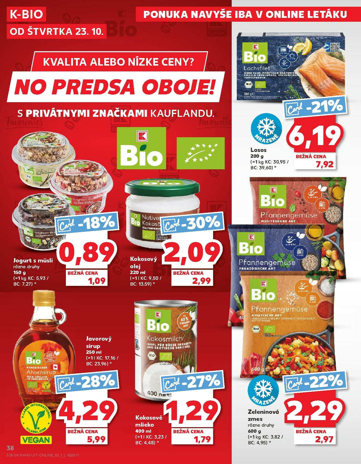 kaufland - Leták Kaufland platný od 23.10. do 29.10. - page: 38 kaufland - Leták Kaufland platný od 23.10. do 29.10. - page: 38