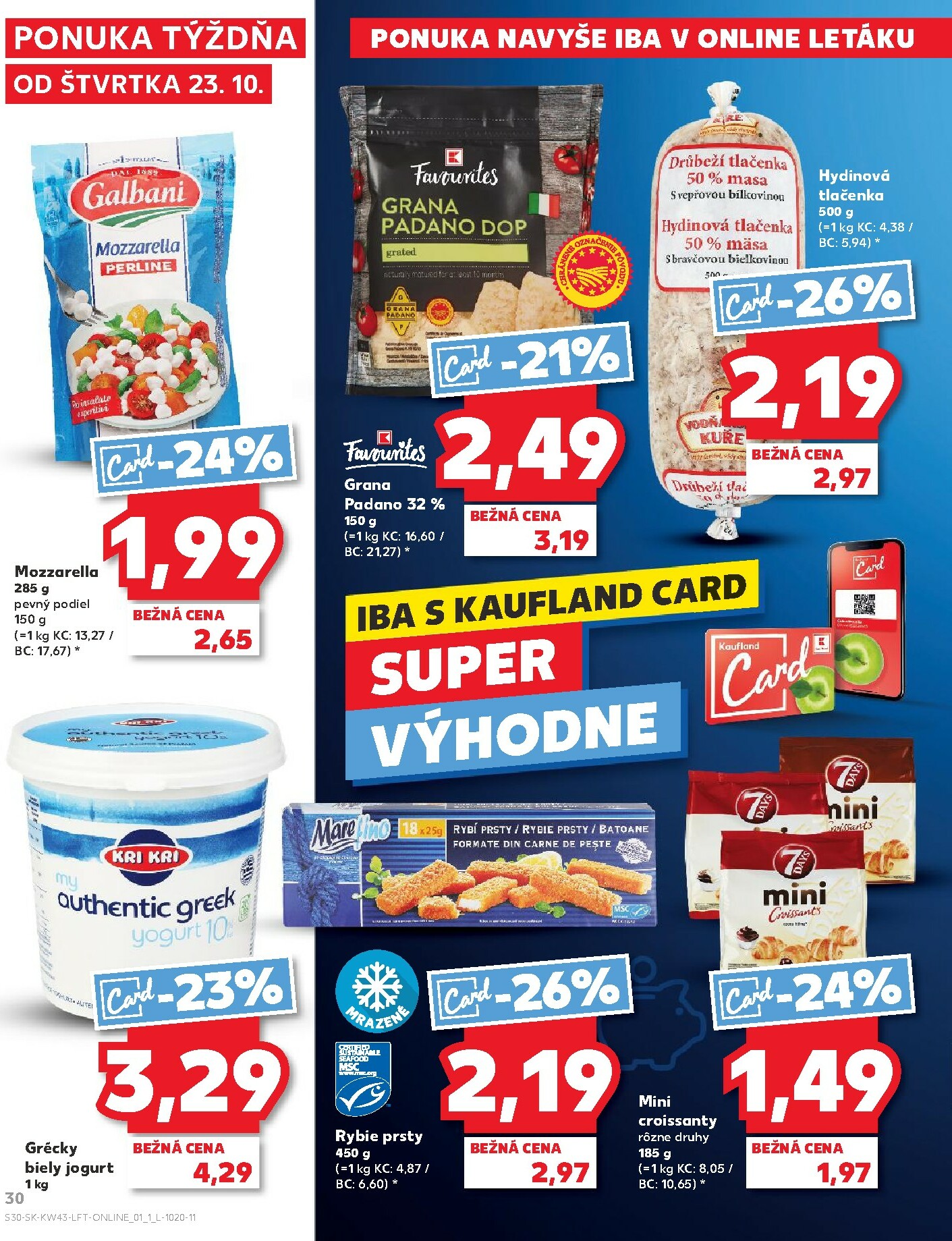 kaufland - Leták Kaufland platný od 23.10. do 29.10. - page: 30 kaufland - Leták Kaufland platný od 23.10. do 29.10. - page: 30