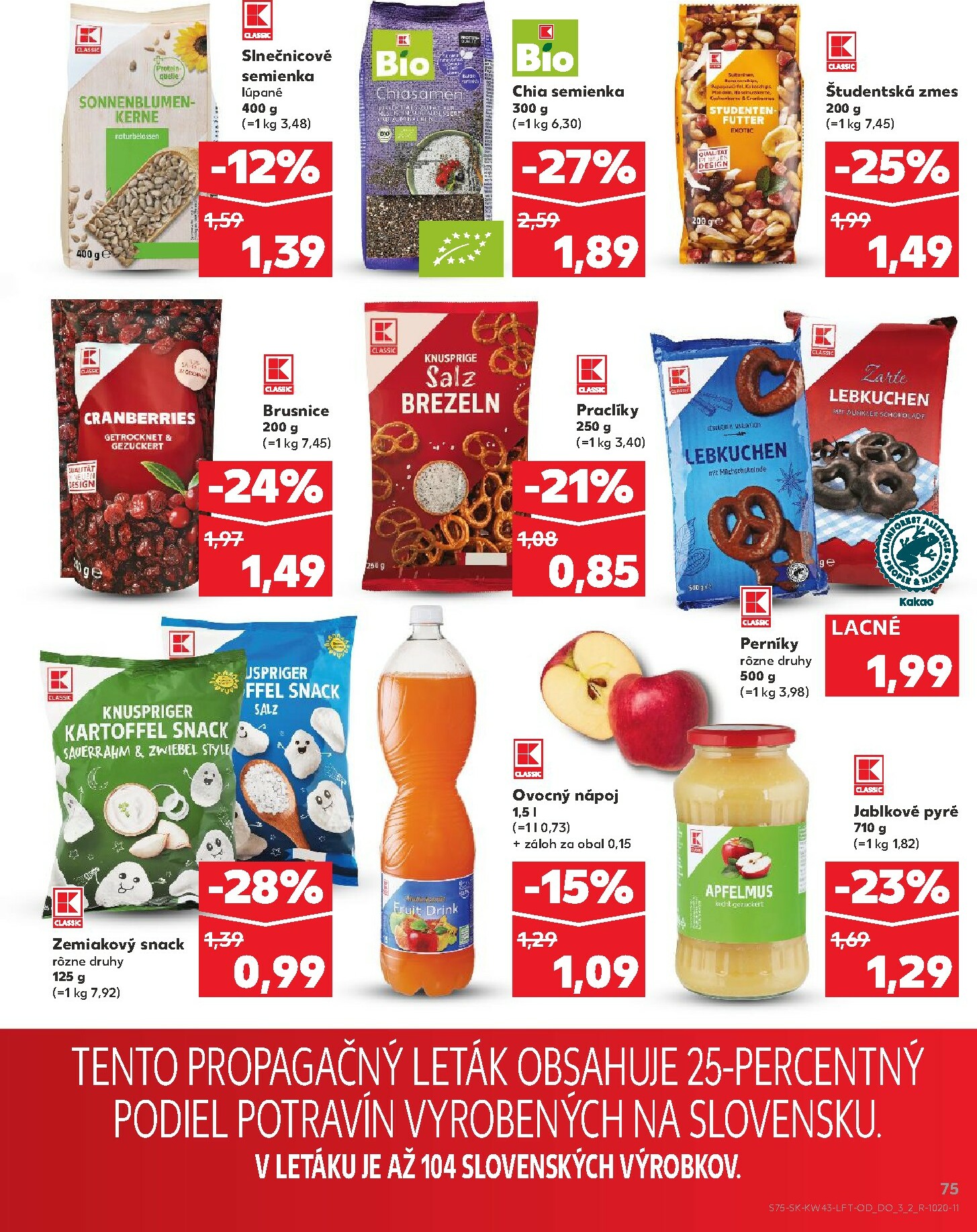 kaufland - Leták Kaufland platný od 23.10. do 29.10. - page: 75 kaufland - Leták Kaufland platný od 23.10. do 29.10. - page: 75