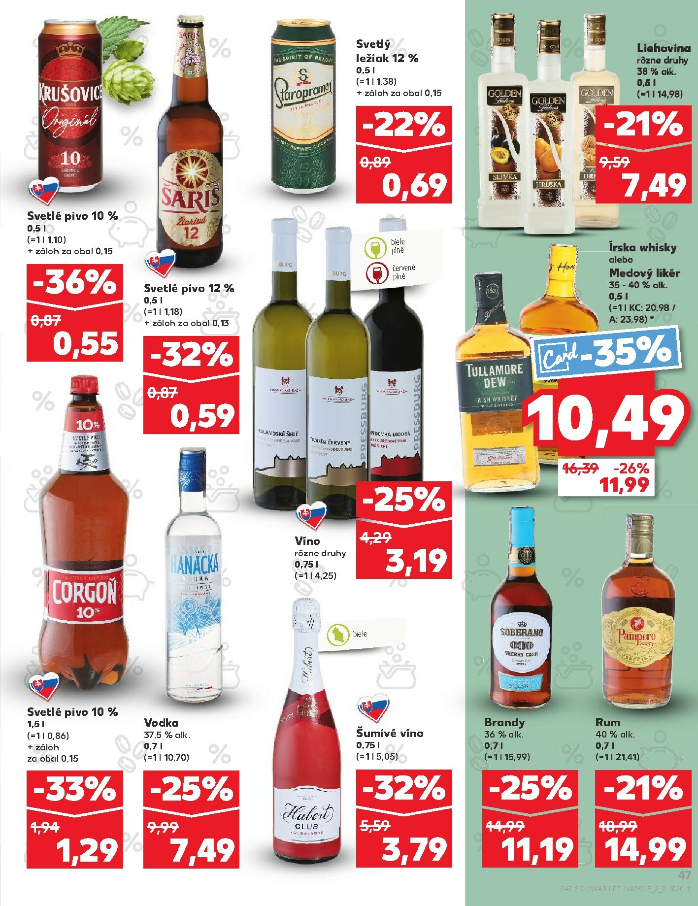 kaufland - Leták Kaufland platný od 23.10. do 29.10. - page: 47 kaufland - Leták Kaufland platný od 23.10. do 29.10. - page: 47