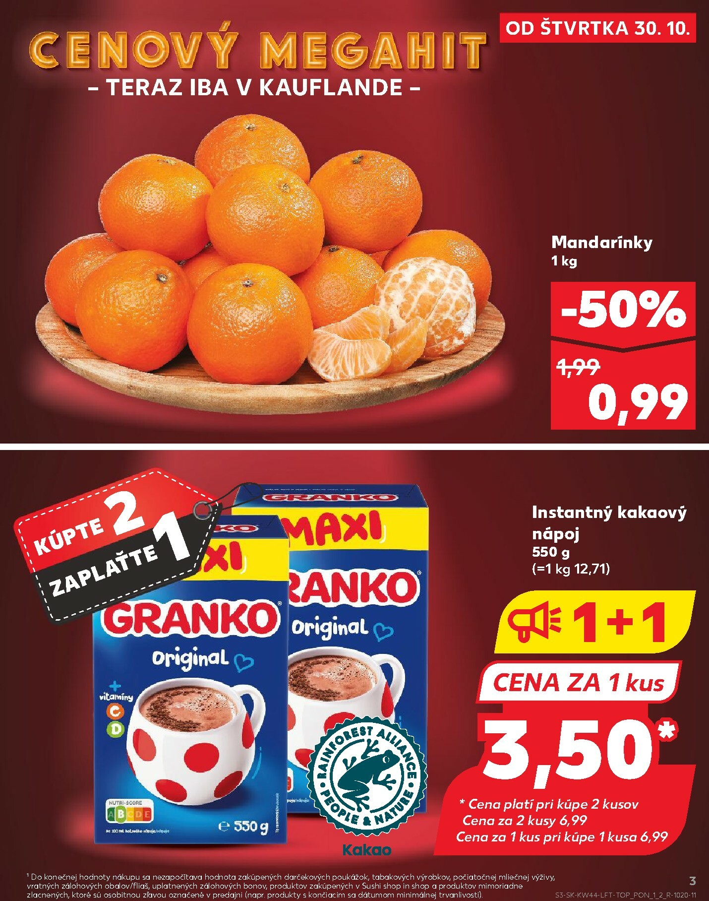 kaufland - Leták Kaufland platný od 30.10. do 05.11. - page: 3 kaufland - Leták Kaufland platný od 30.10. do 05.11. - page: 3