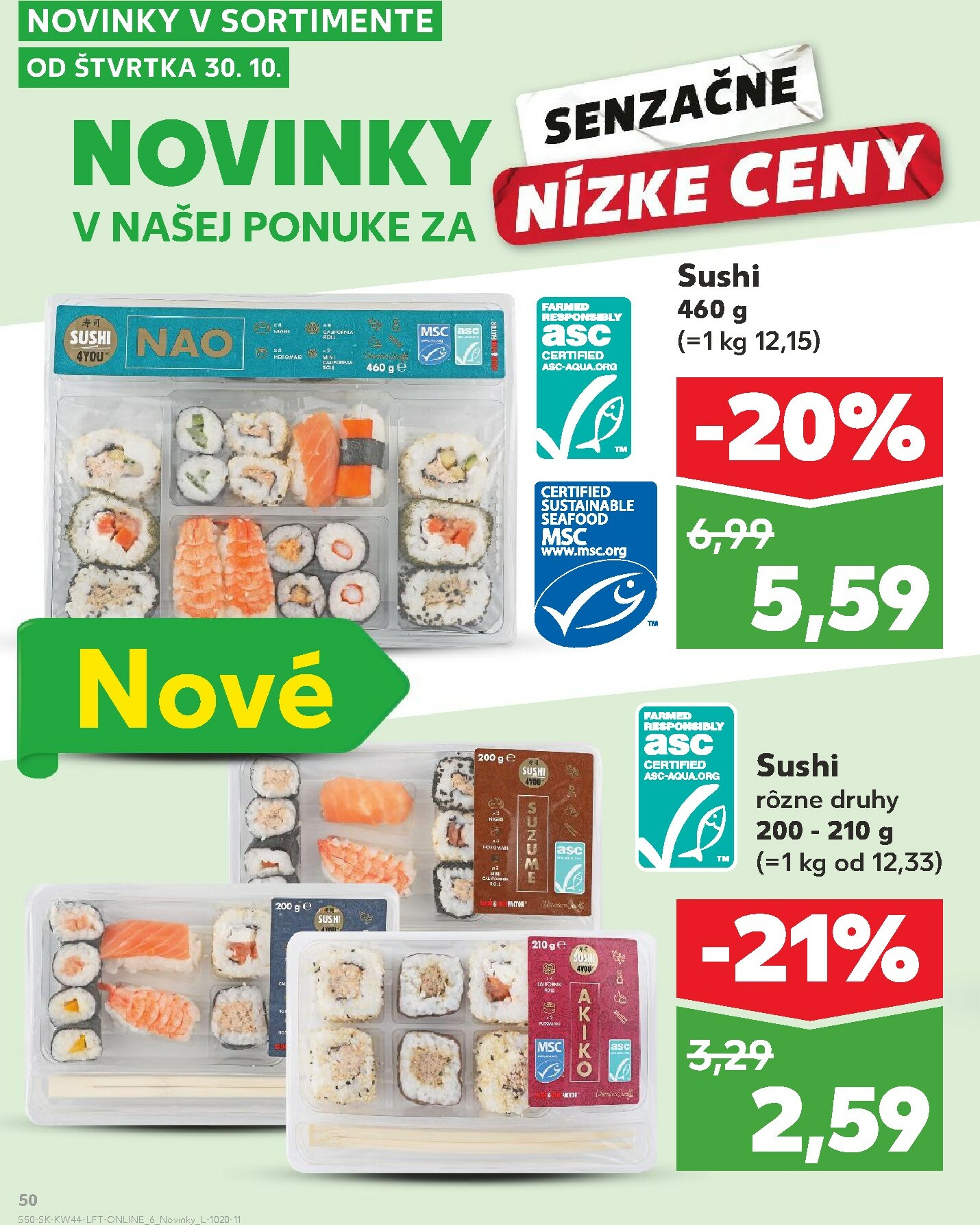 kaufland - Leták Kaufland platný od 30.10. do 05.11. - page: 50 kaufland - Leták Kaufland platný od 30.10. do 05.11. - page: 50