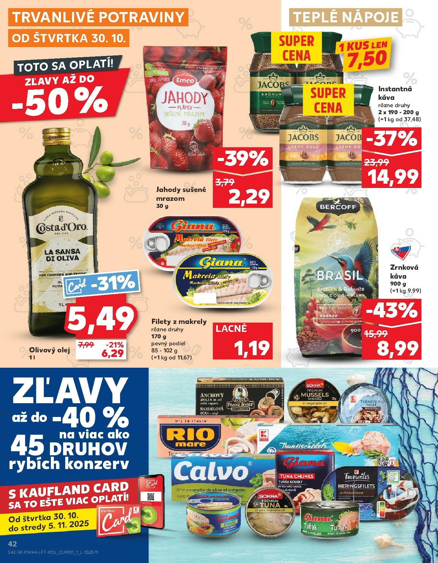 kaufland - Leták Kaufland platný od 30.10. do 05.11. - page: 42 kaufland - Leták Kaufland platný od 30.10. do 05.11. - page: 42