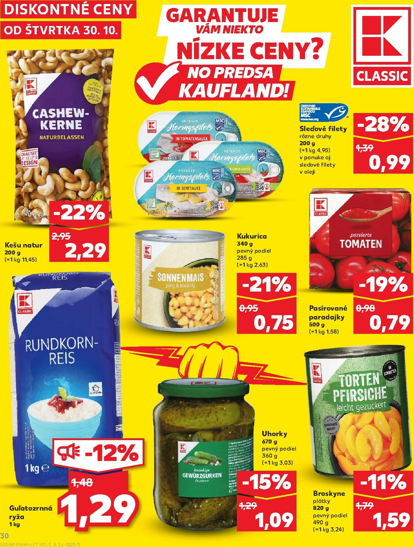 kaufland - Leták Kaufland platný od 30.10. do 05.11. - page: 30 kaufland - Leták Kaufland platný od 30.10. do 05.11. - page: 30
