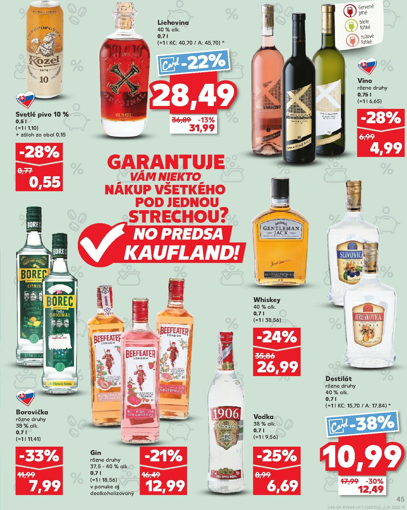 kaufland - Leták Kaufland platný od 30.10. do 05.11. - page: 45 kaufland - Leták Kaufland platný od 30.10. do 05.11. - page: 45