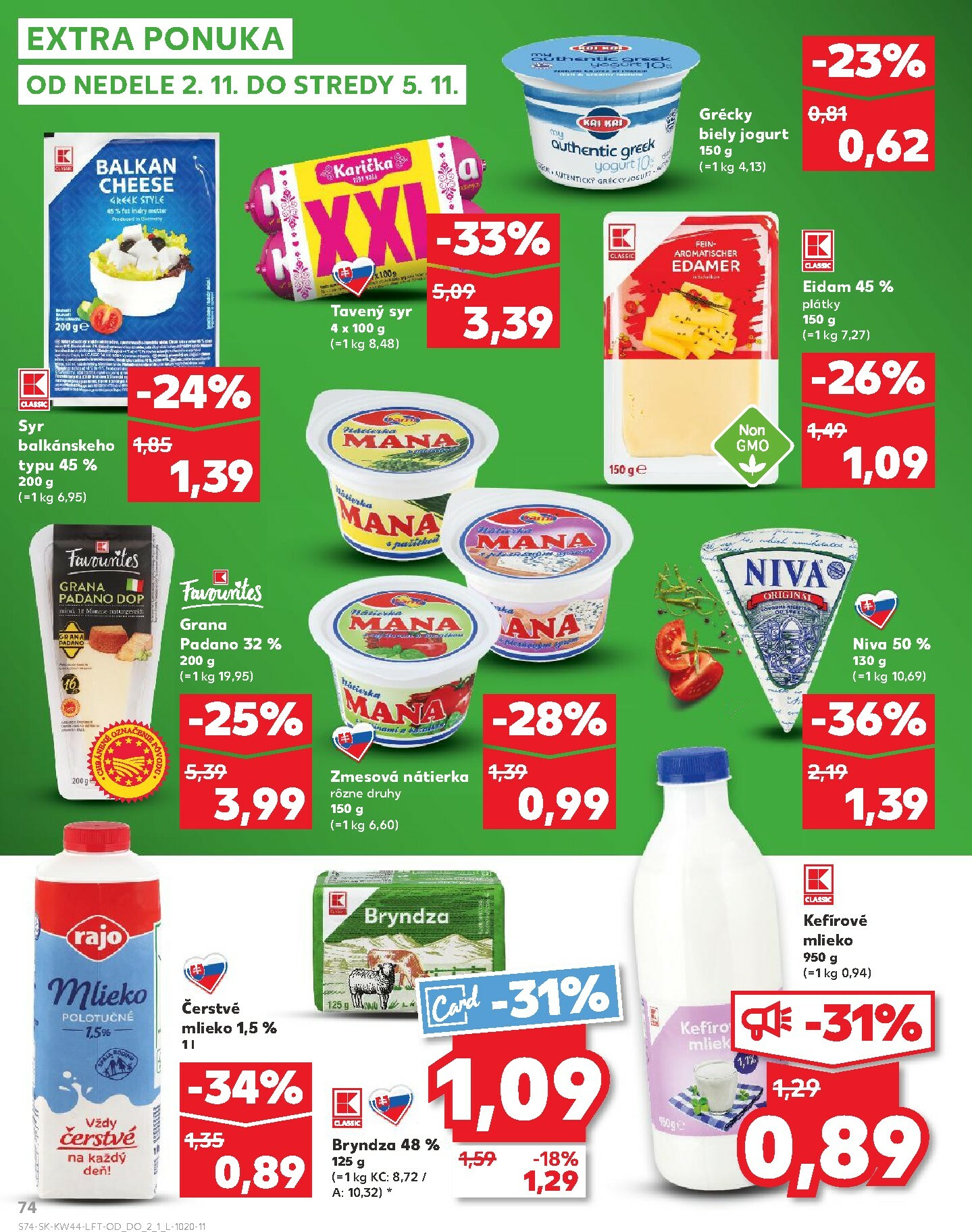 kaufland - Leták Kaufland platný od 30.10. do 05.11. - page: 74 kaufland - Leták Kaufland platný od 30.10. do 05.11. - page: 74