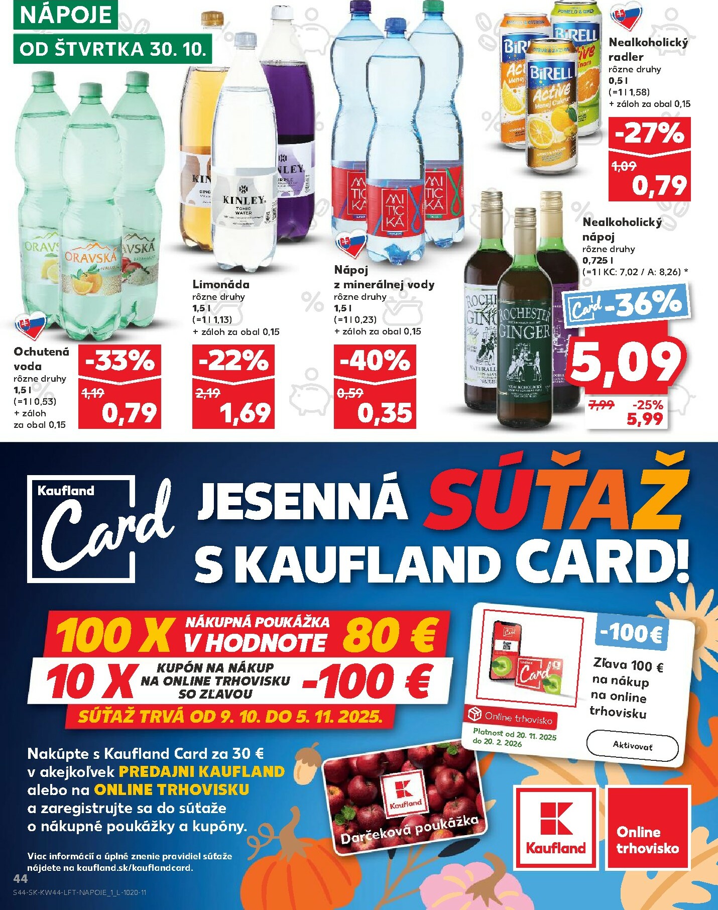 kaufland - Leták Kaufland platný od 30.10. do 05.11. - page: 44 kaufland - Leták Kaufland platný od 30.10. do 05.11. - page: 44