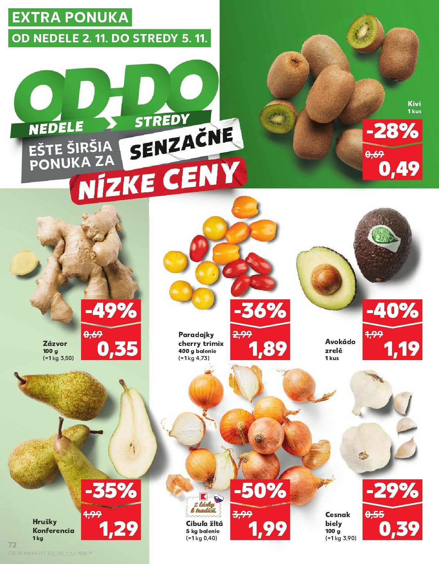 kaufland - Leták Kaufland platný od 30.10. do 05.11. - page: 72 kaufland - Leták Kaufland platný od 30.10. do 05.11. - page: 72