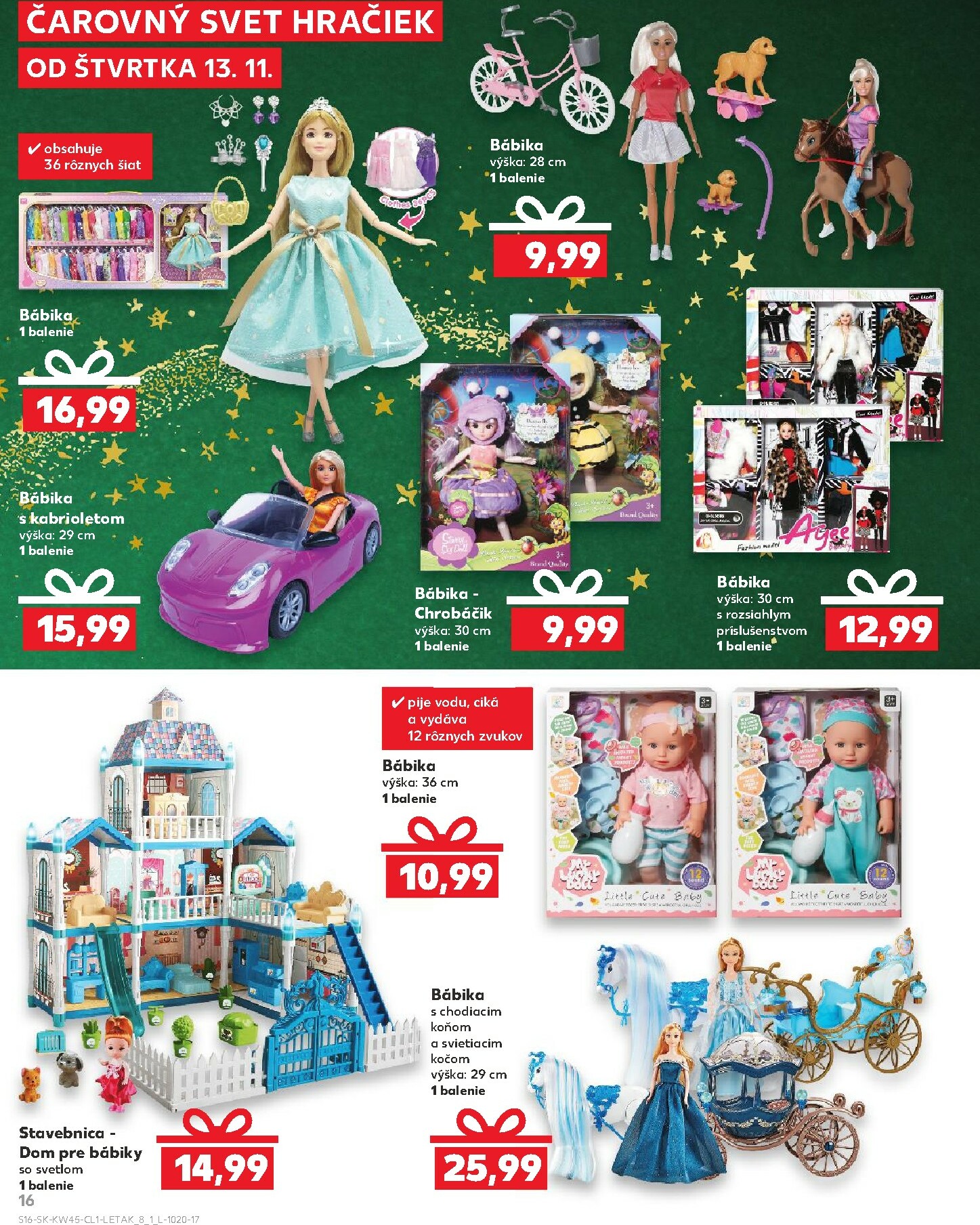 kaufland - Leták Kaufland - Svet Hračiek platný od 06.11. do 26.11. - page: 16
