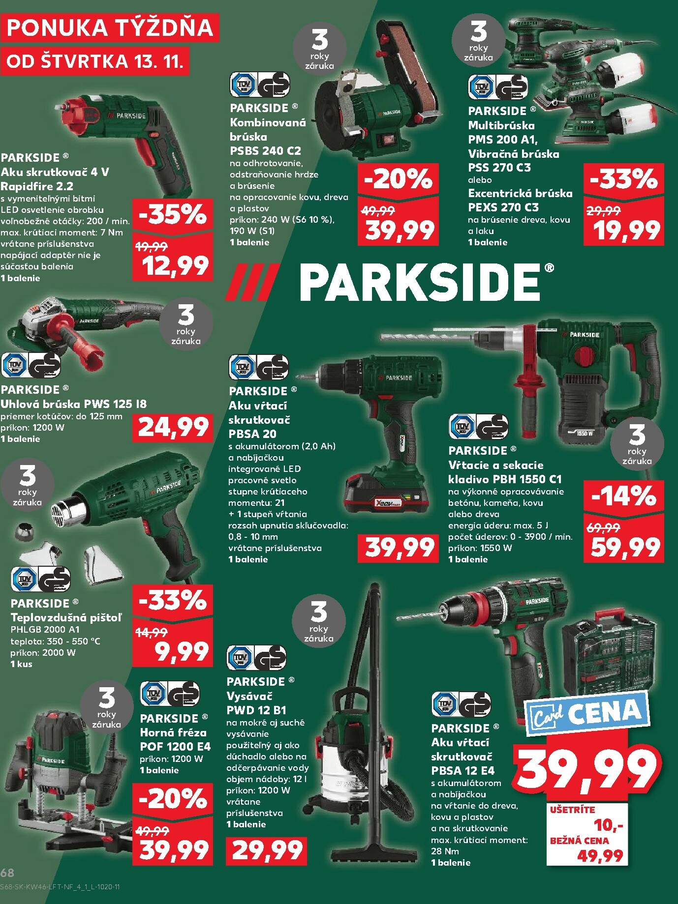 kaufland - Leták Kaufland platný od 13.11. do 19.11. - page: 68