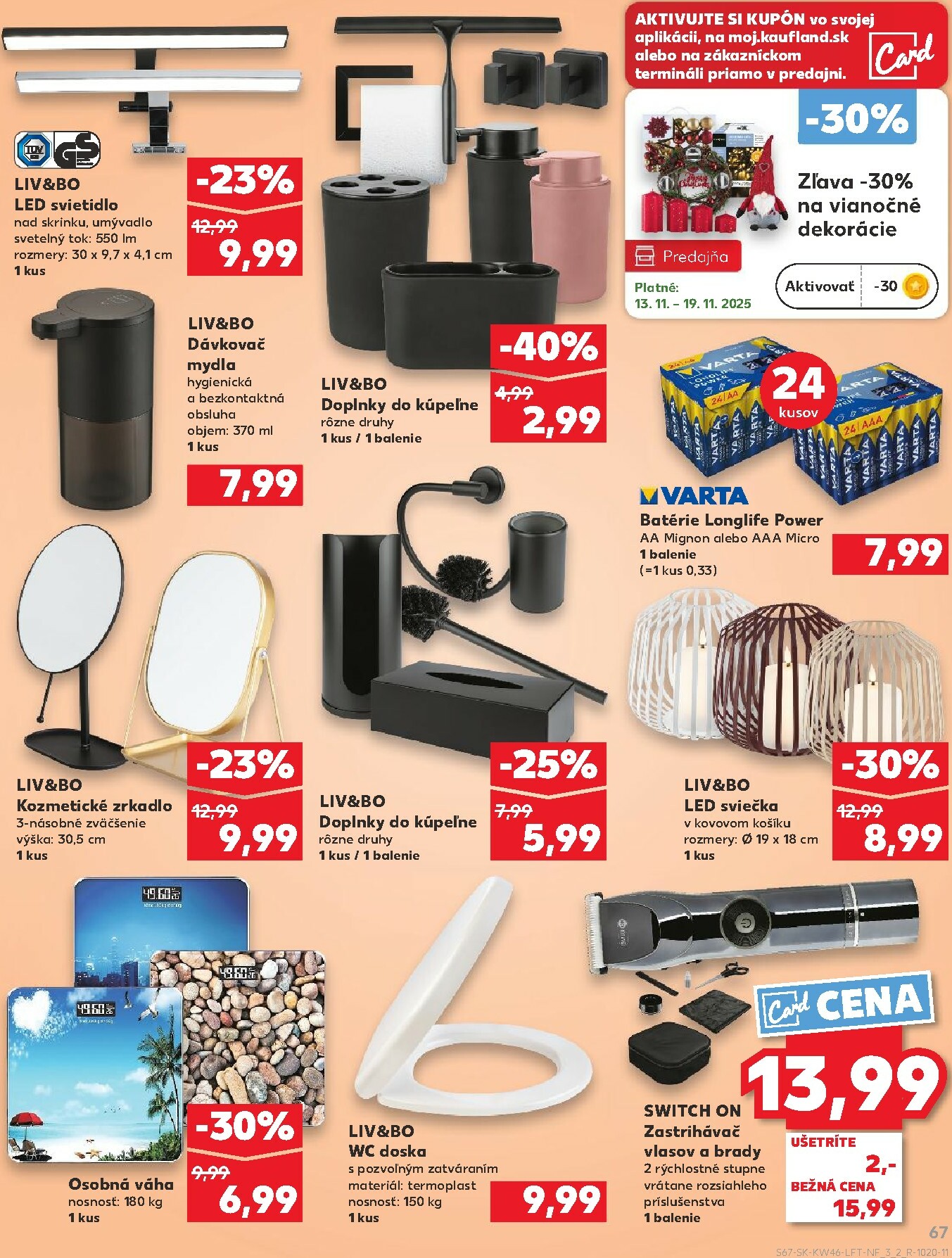 kaufland - Leták Kaufland platný od 13.11. do 19.11. - page: 67