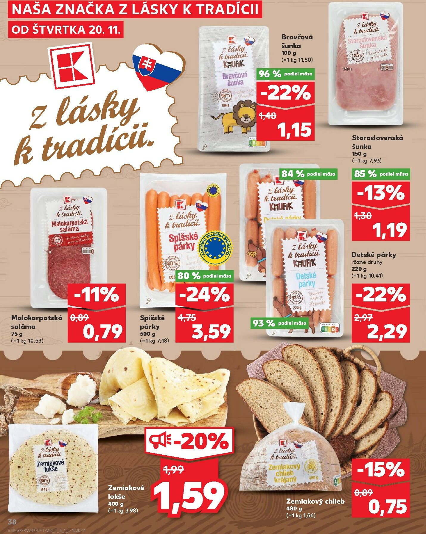 kaufland - Leták Kaufland platný od 20.11. do 26.11. - page: 38