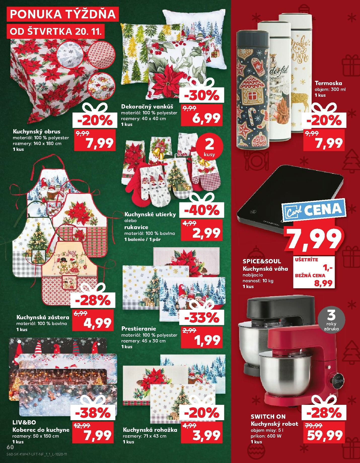 kaufland - Leták Kaufland platný od 20.11. do 26.11. - page: 60