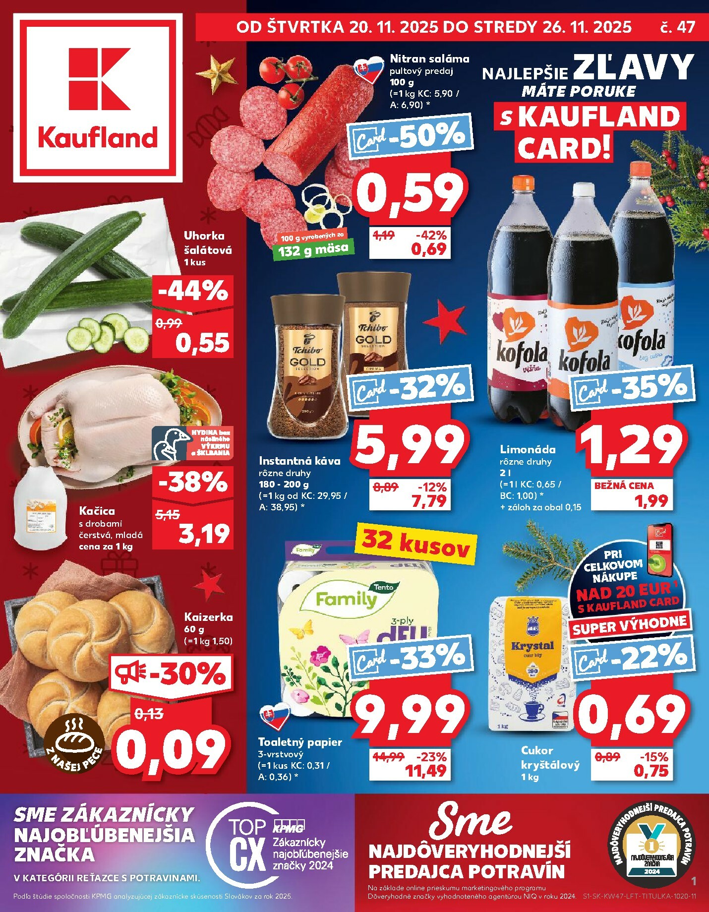 kaufland - Leták Kaufland platný od 20.11. do 26.11.