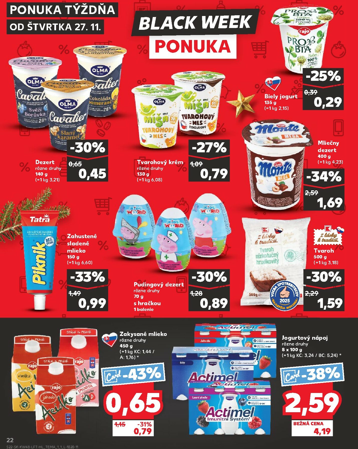 kaufland - Leták Kaufland platný od 27.11. do 03.12. - page: 22
