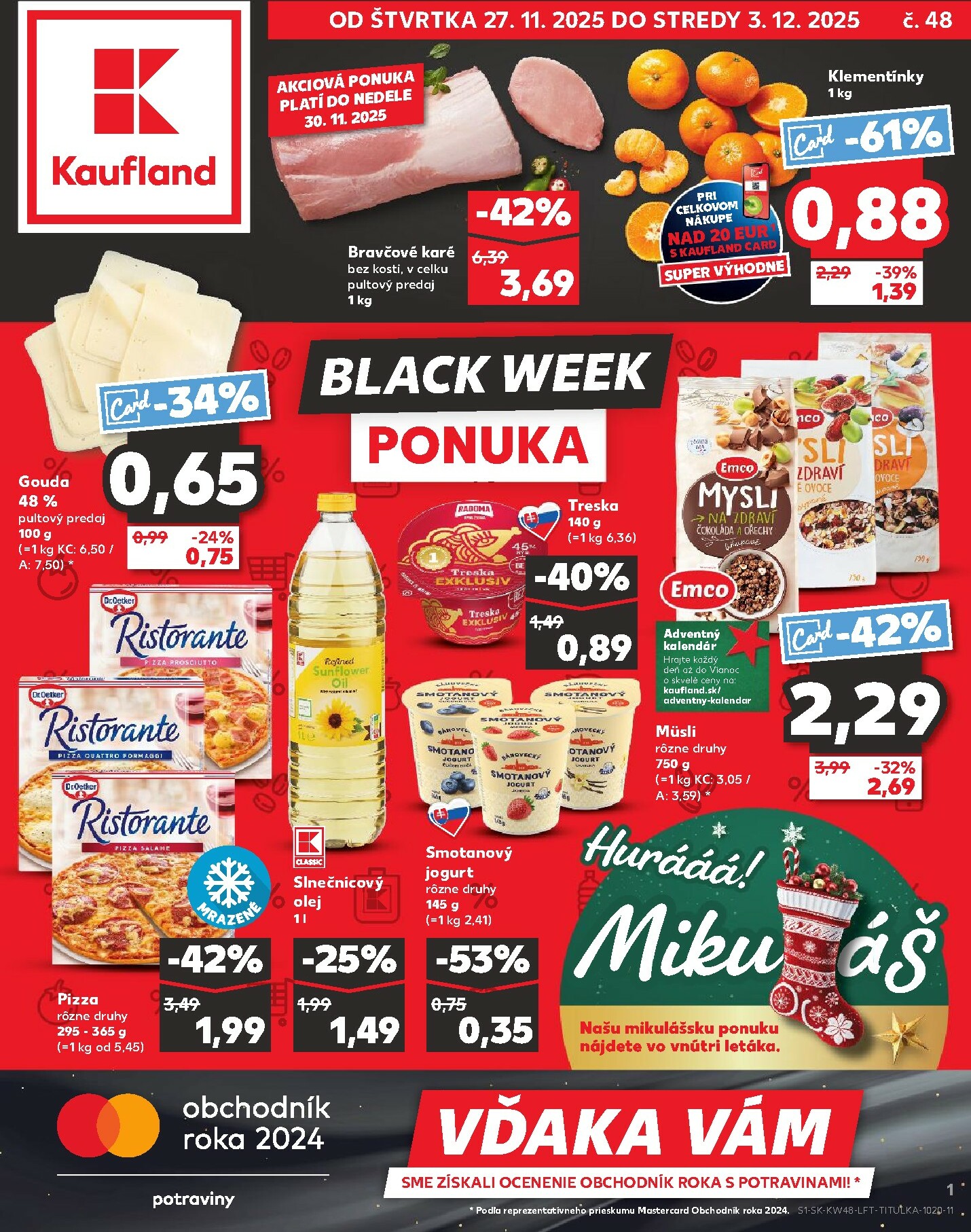 kaufland - Leták Kaufland platný od 27.11. do 03.12.