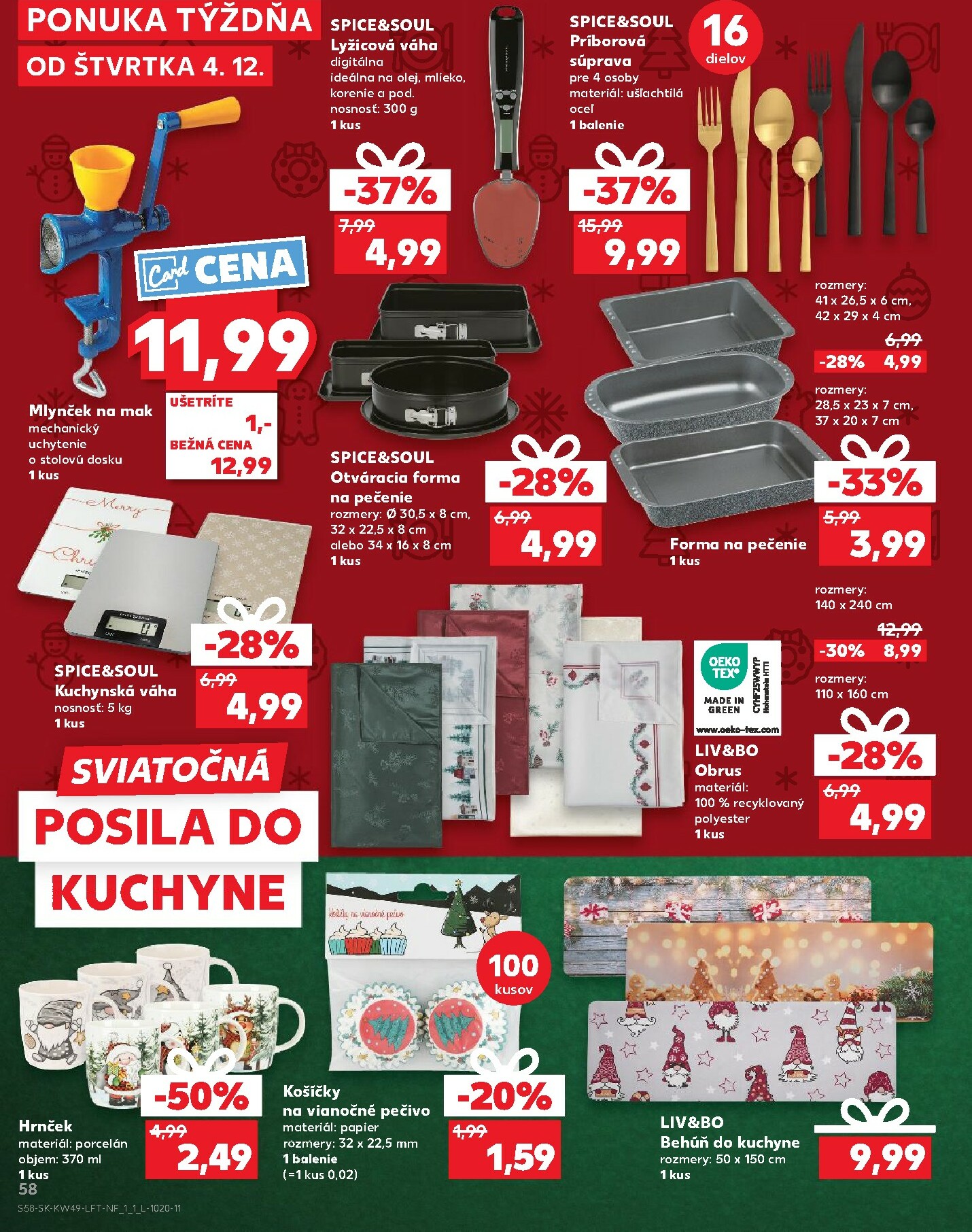 kaufland - Leták Kaufland platný od 04.12. do 10.12. - page: 58