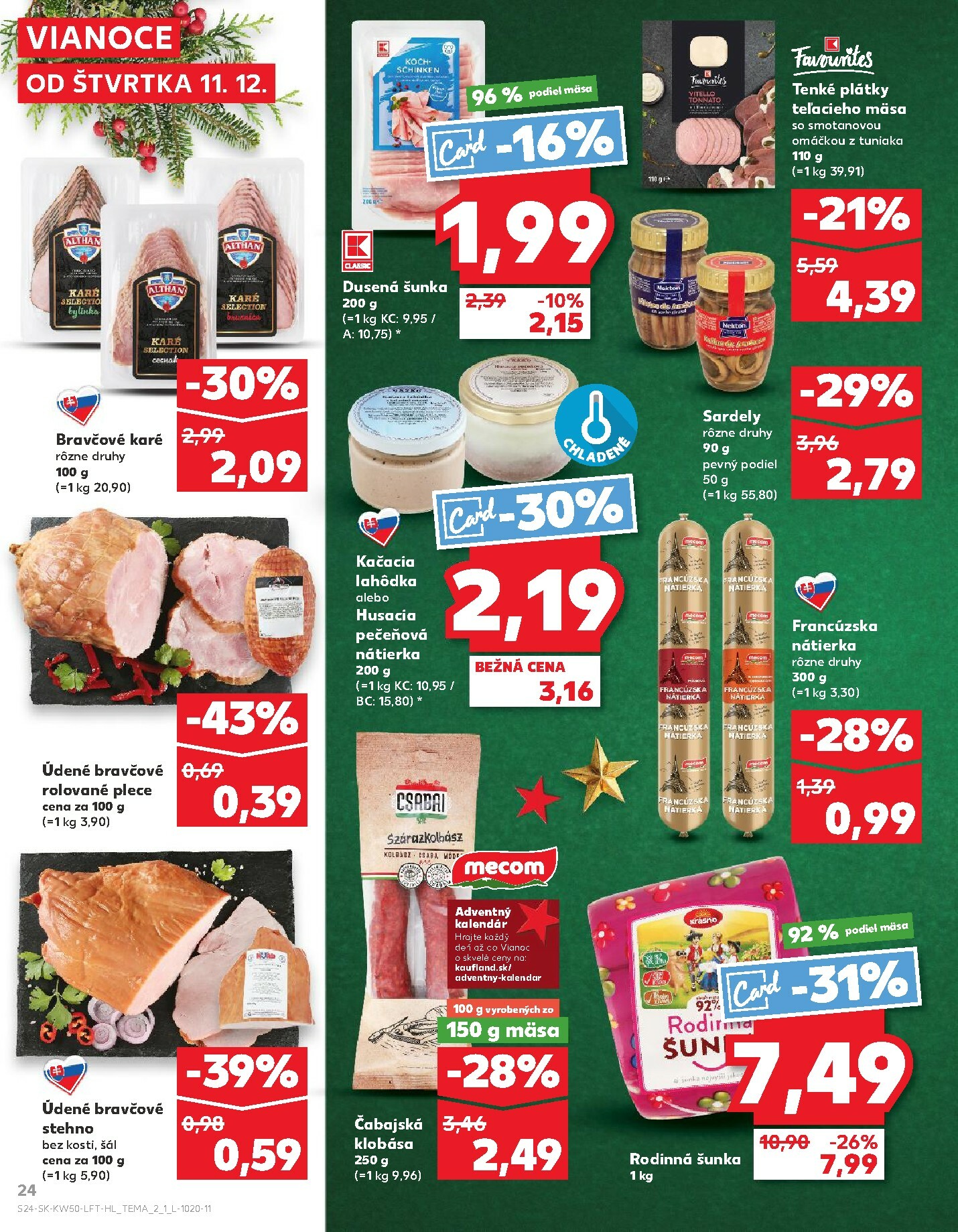 kaufland - Leták Kaufland platný od 11.12. do 17.12. - page: 24
