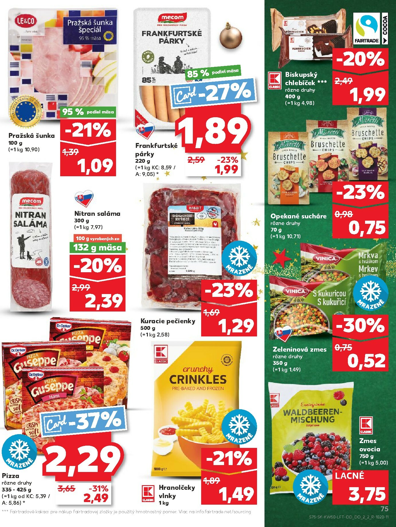 kaufland - Leták Kaufland platný od 11.12. do 17.12. - page: 75