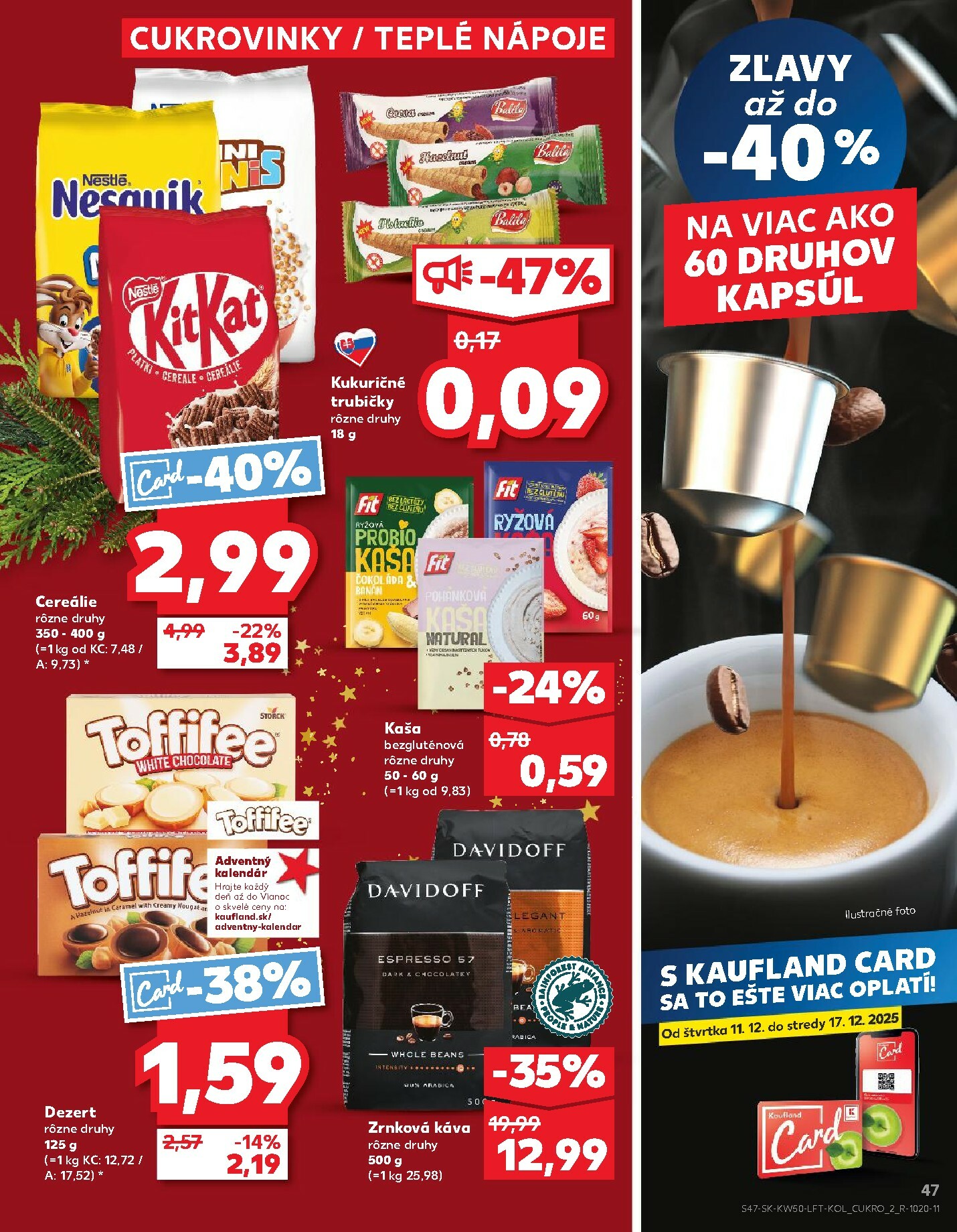 kaufland - Leták Kaufland platný od 11.12. do 17.12. - page: 47