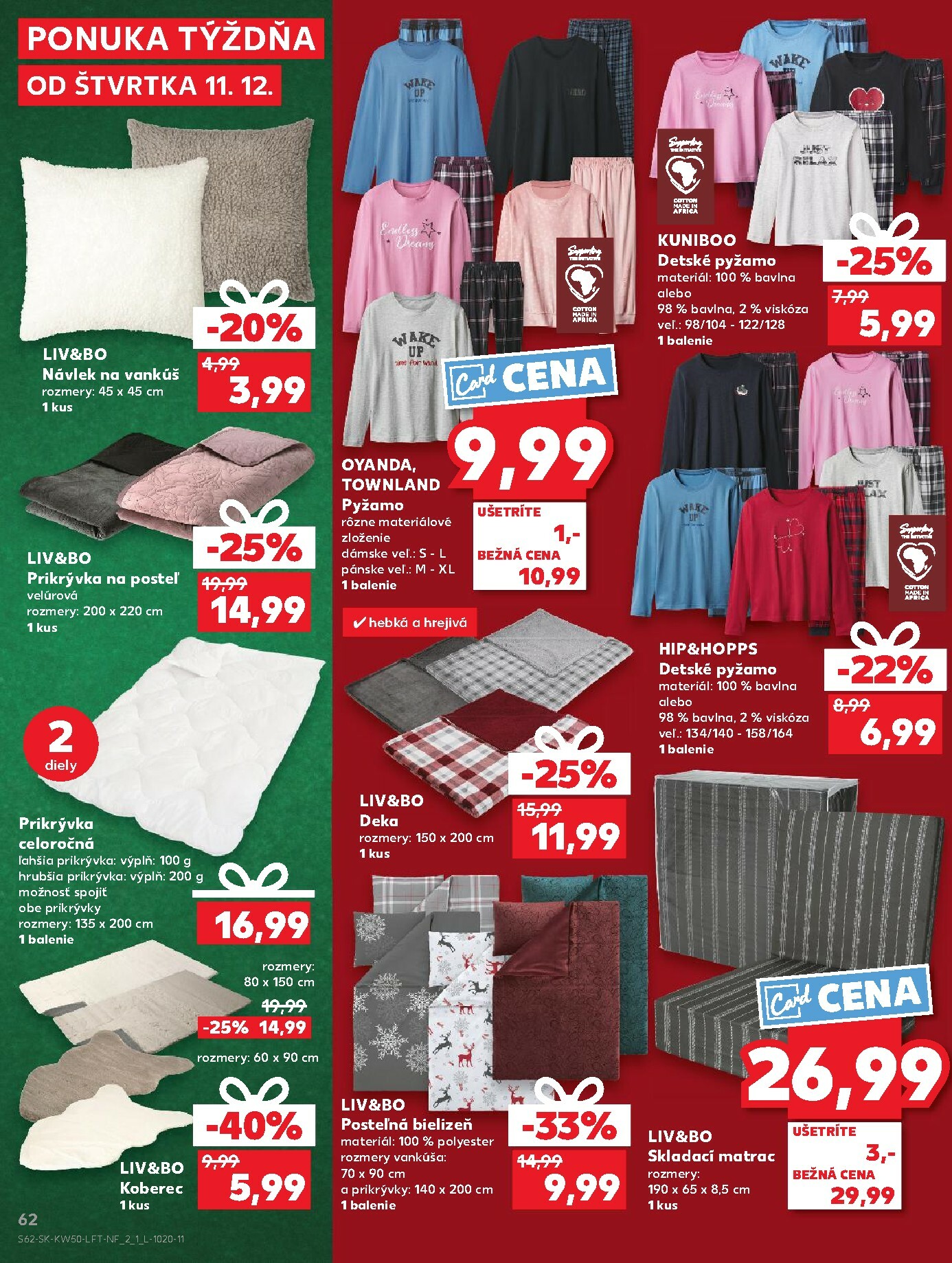 kaufland - Leták Kaufland platný od 11.12. do 17.12. - page: 62