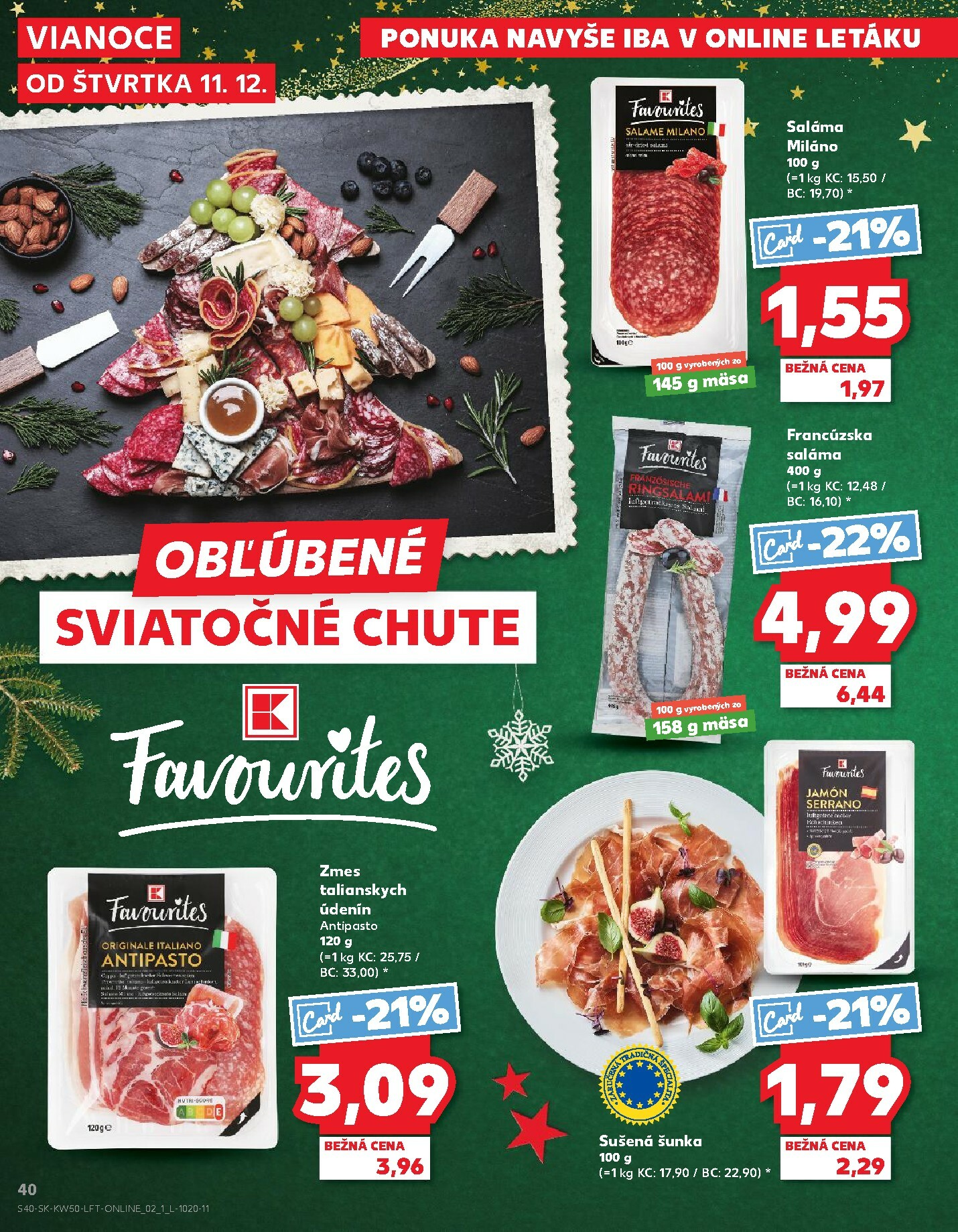 kaufland - Leták Kaufland platný od 11.12. do 17.12. - page: 40