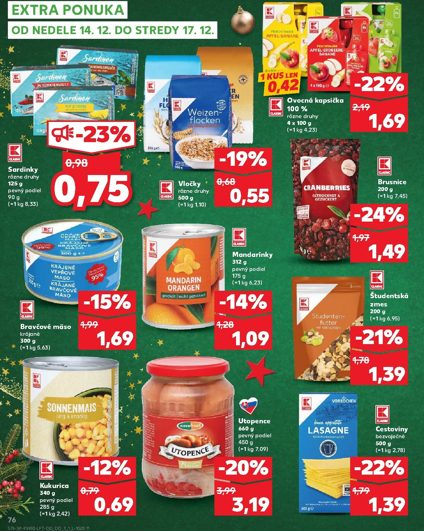 kaufland - Leták Kaufland platný od 11.12. do 17.12. - page: 76