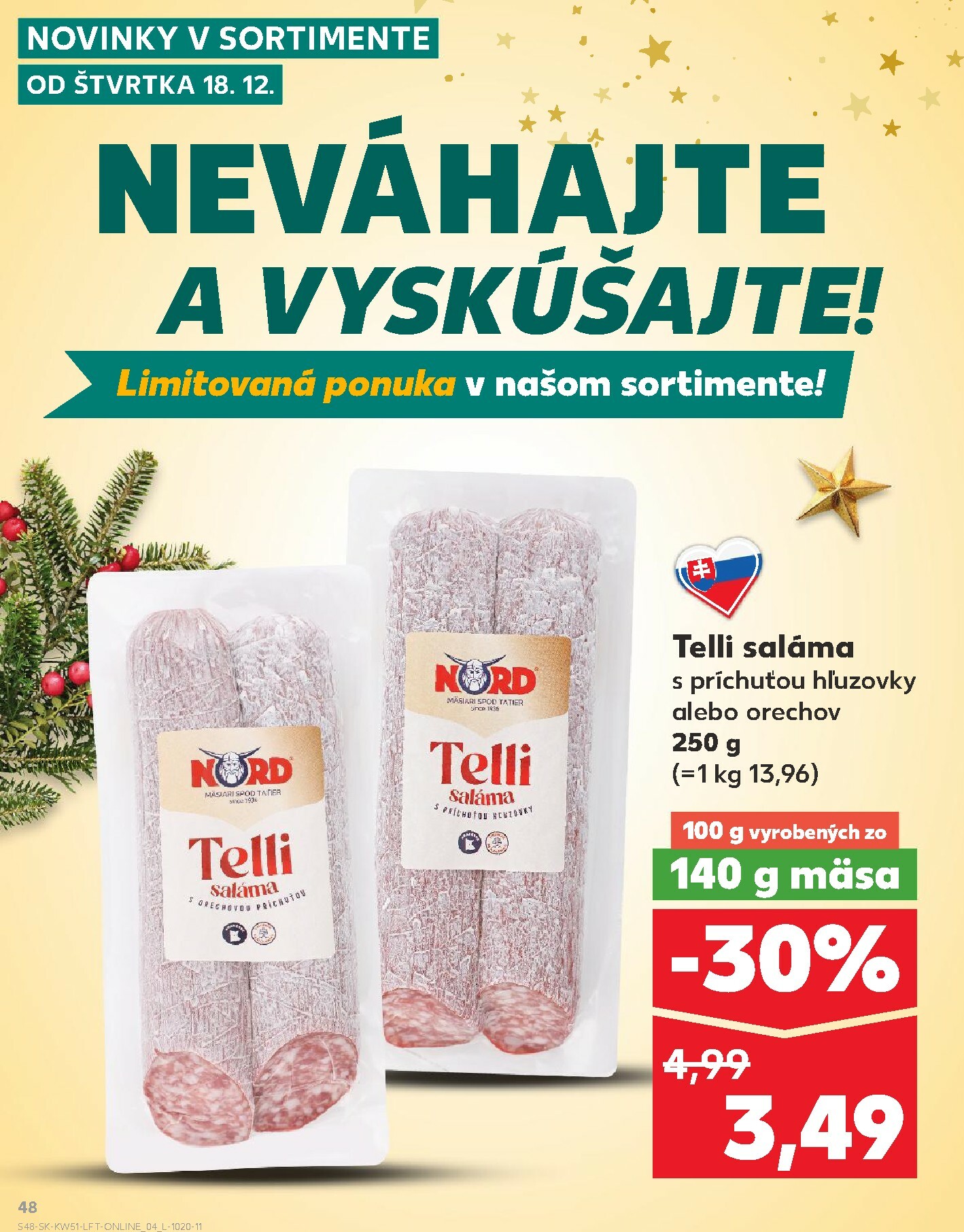 kaufland - Leták Kaufland platný od 18.12. do 24.12. - page: 48
