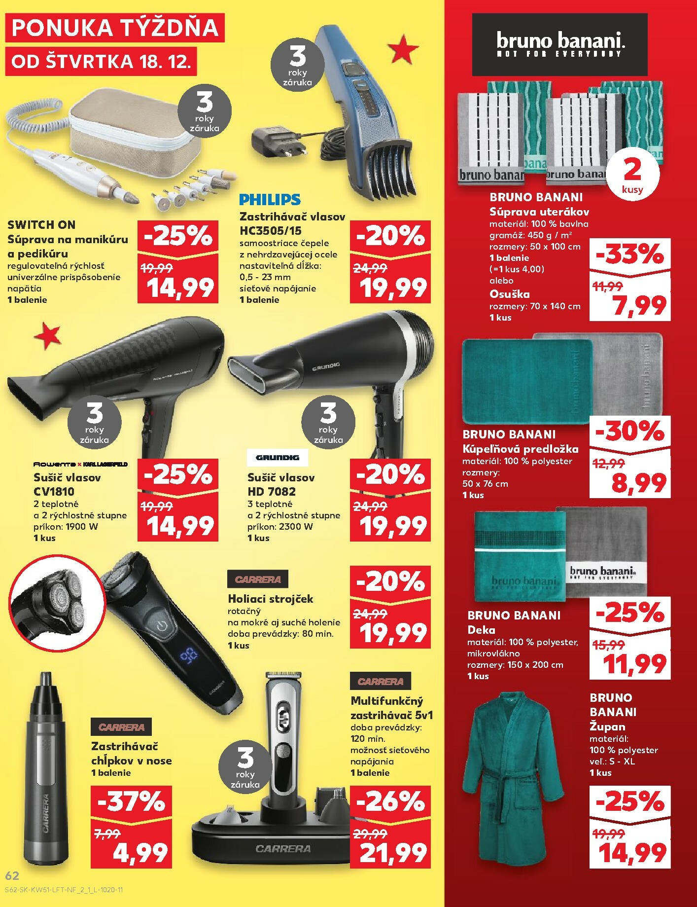 kaufland - Leták Kaufland platný od 18.12. do 24.12. - page: 62