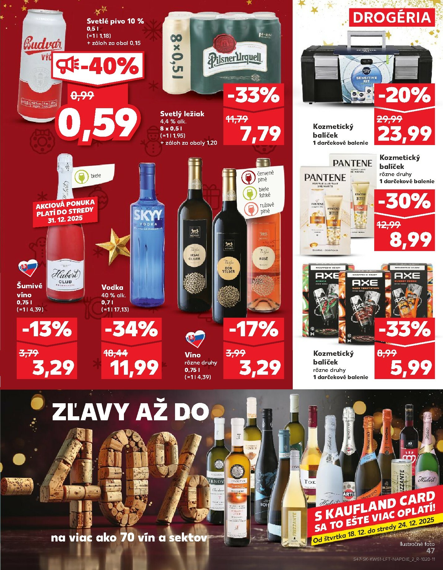 kaufland - Leták Kaufland platný od 18.12. do 24.12. - page: 47
