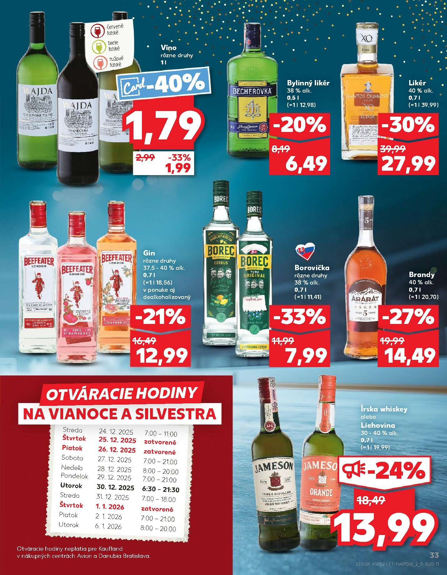 kaufland - Leták Kaufland platný od 27.12. do 31.12. - page: 33