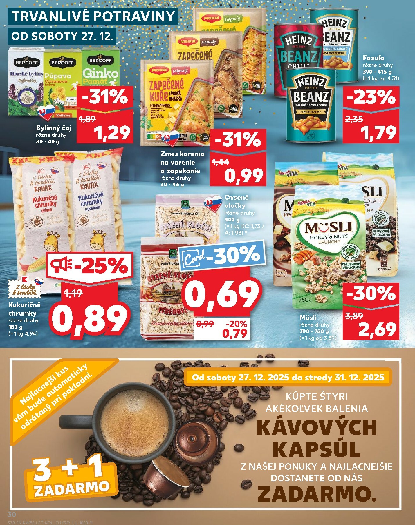 kaufland - Leták Kaufland platný od 27.12. do 31.12. - page: 30